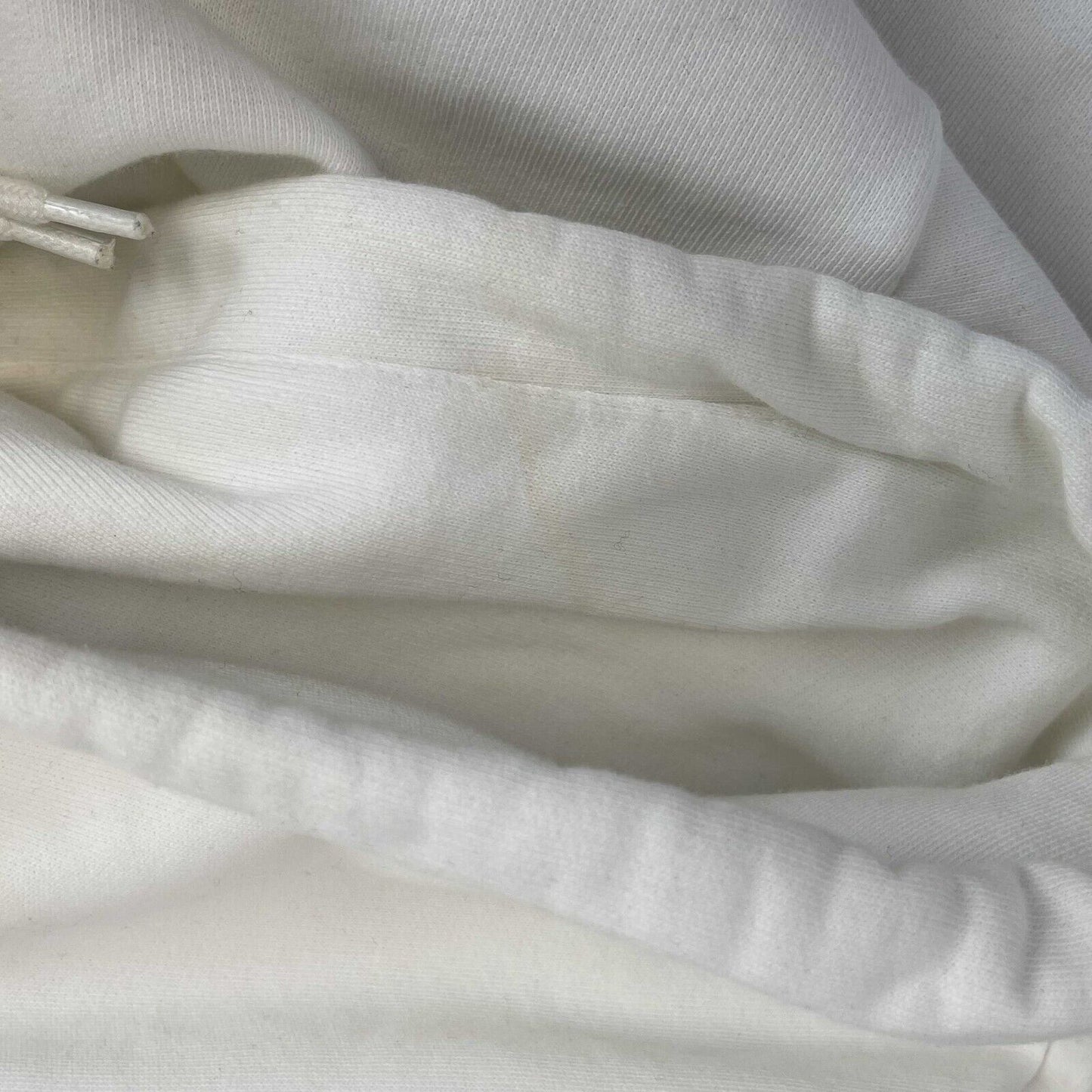 GIVENCHY - White Logo Tape - White / Black Hoodie - Size S