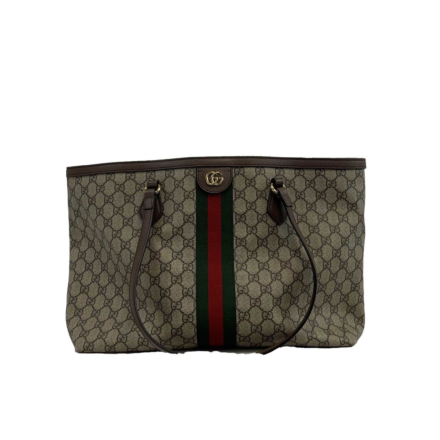 Gucci - Good - Ophidia GG Medium Shoulder Tote - Beige & Ebony - Handbag