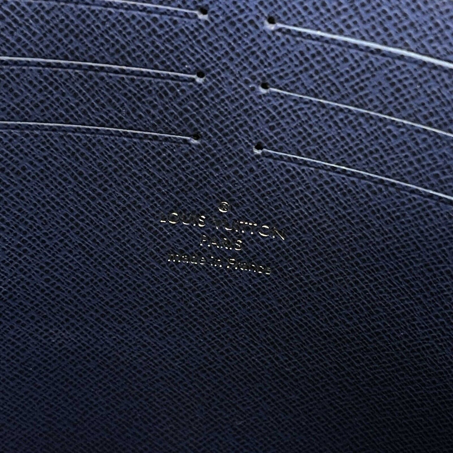 Louis Vuitton Monogram Eclipse Voyage MM Pacific Blue Pochette