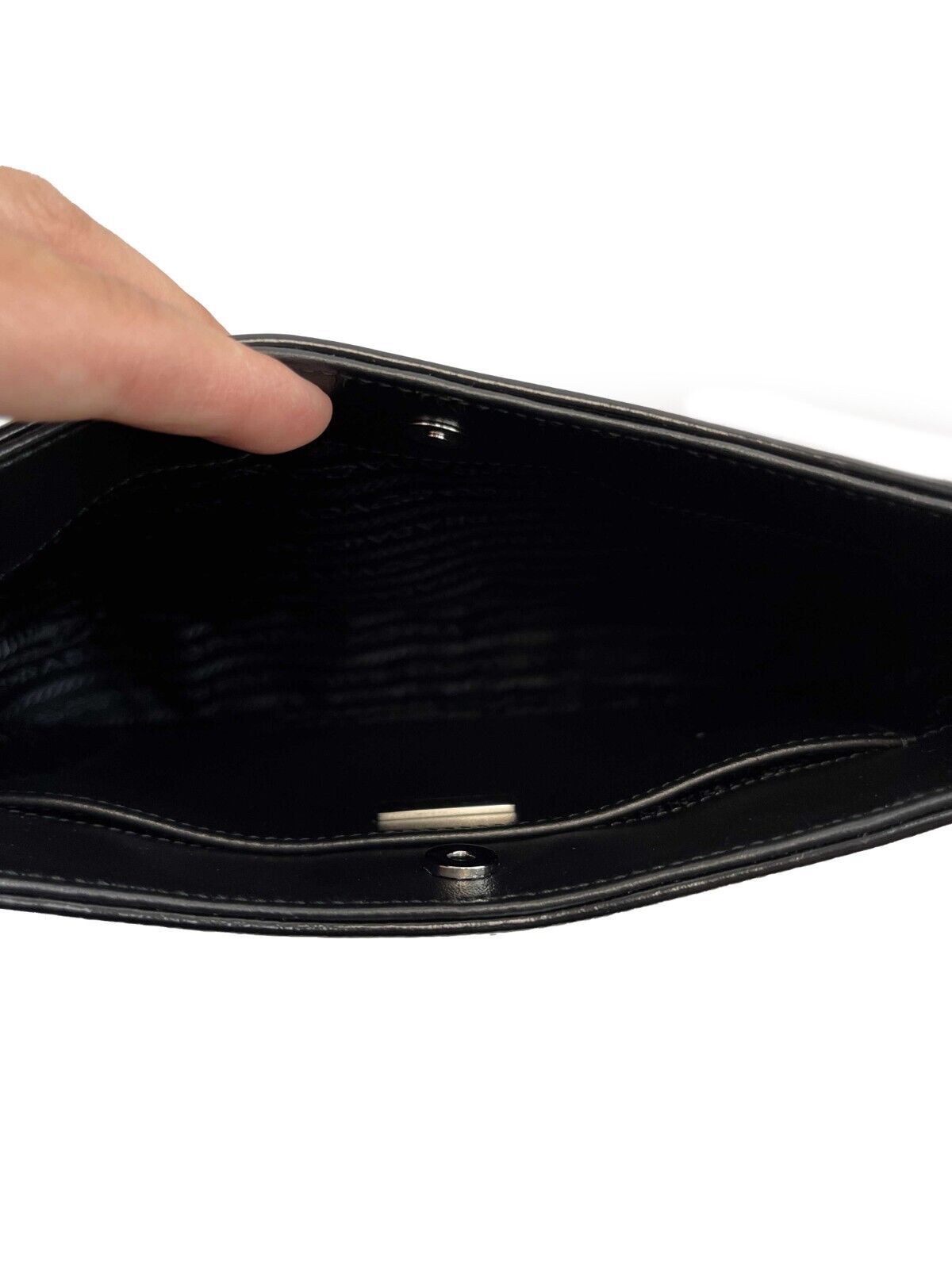 Prada New Cleo Brushed Leather Black Handbag