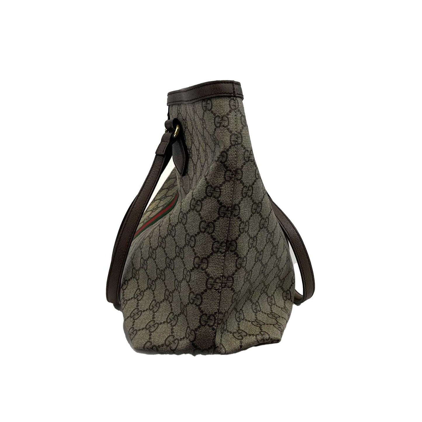 Gucci - Good - Ophidia GG Medium Shoulder Tote - Beige & Ebony - Handbag