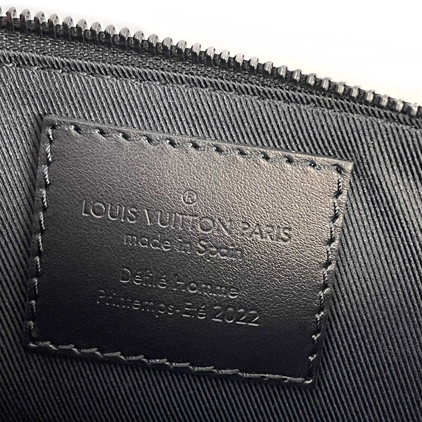 Louis Vuitton New w/o Tags Trio LV x Virgil Aboloh Black Silver Crossbody Bag
