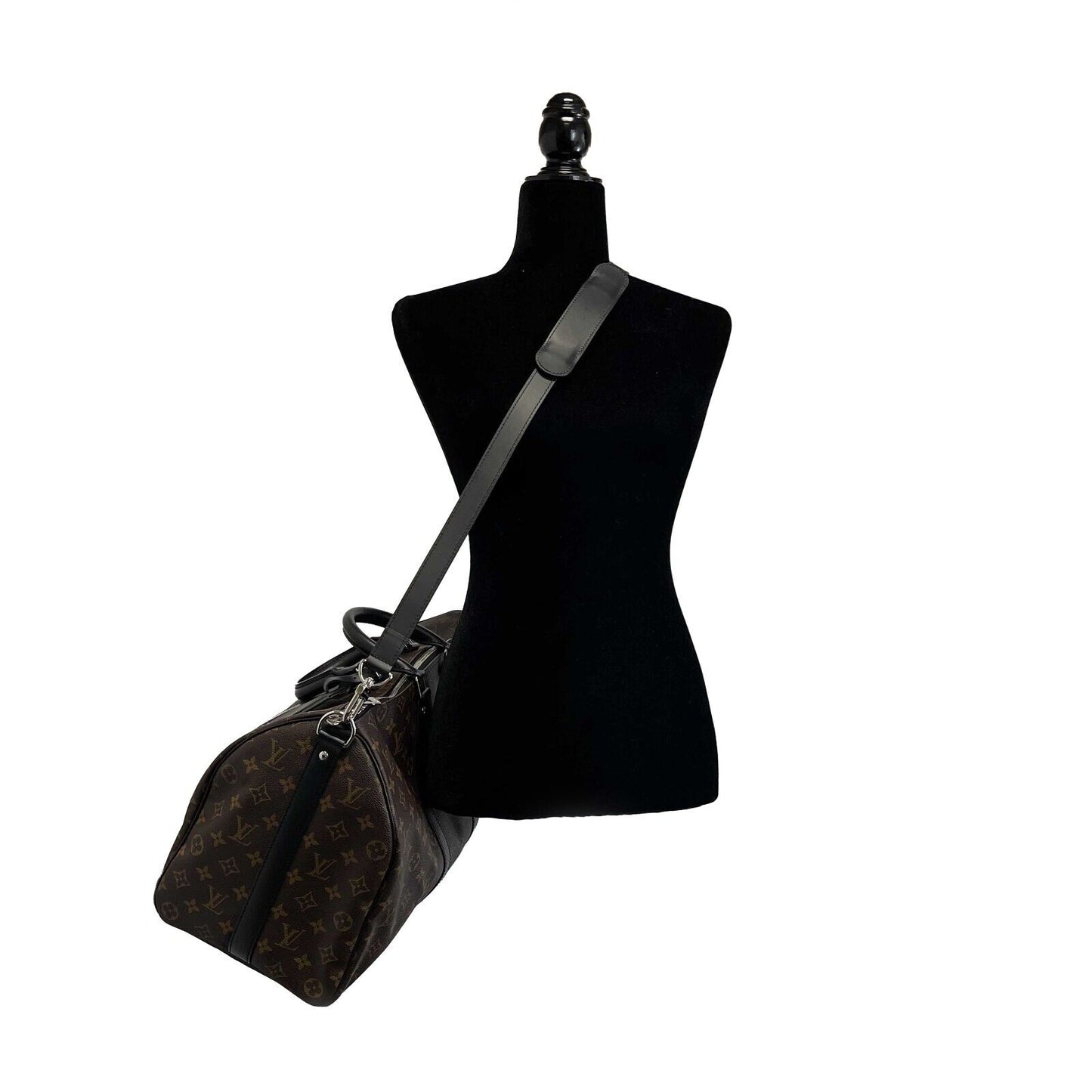 Louis Vuitton Keepall Bandouliere 45 Macassar Monogram Canvas Crossbody bag