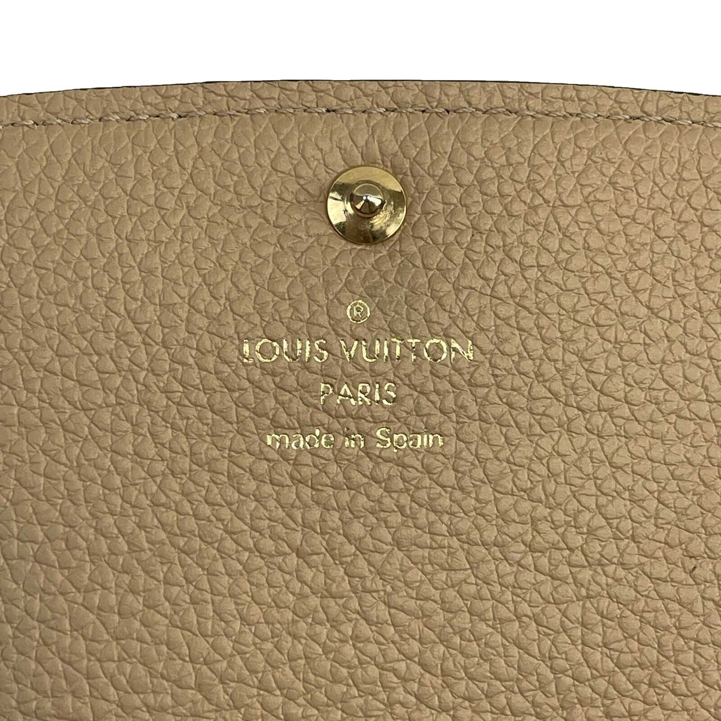 Louis Vuitton - NEW Emilie Wallet - Monogram Empreinte Black Leather - FULL KIT