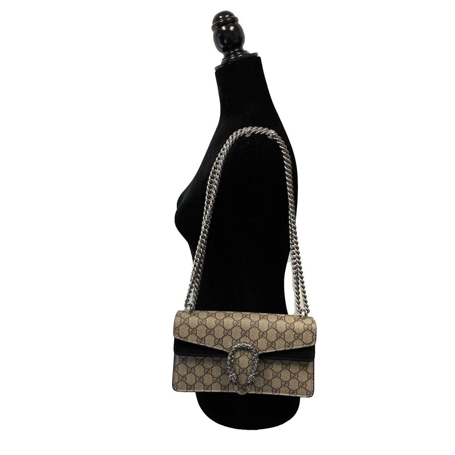 Gucci - NEW Dionysus Shoulder - Beige / Black Shoulder Bag / Crossbody