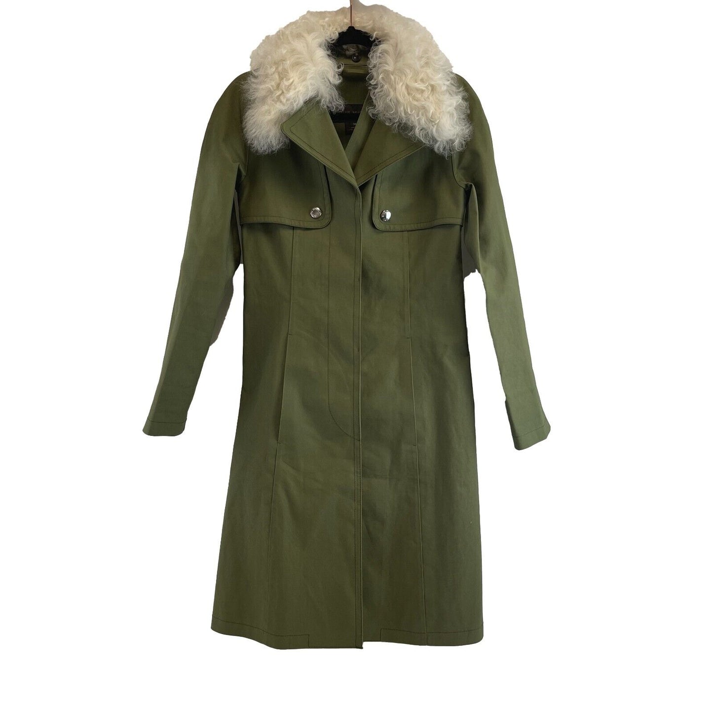 Louis Vuitton - Nicolas Ghesquière Belted Drill Army Coat 34 US 2