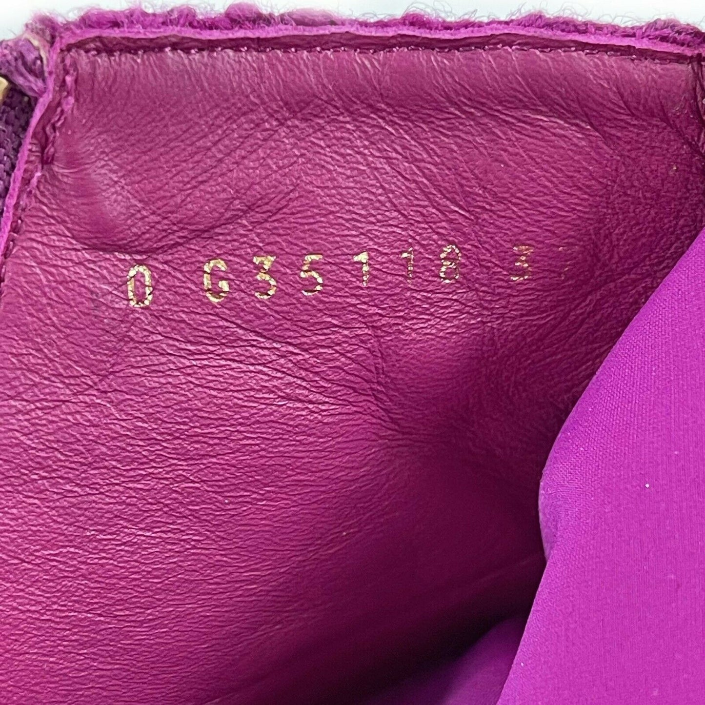 CHANEL - New w/ Tags - 2020 Magenta Tweed Rubber Boots - 37 US 7