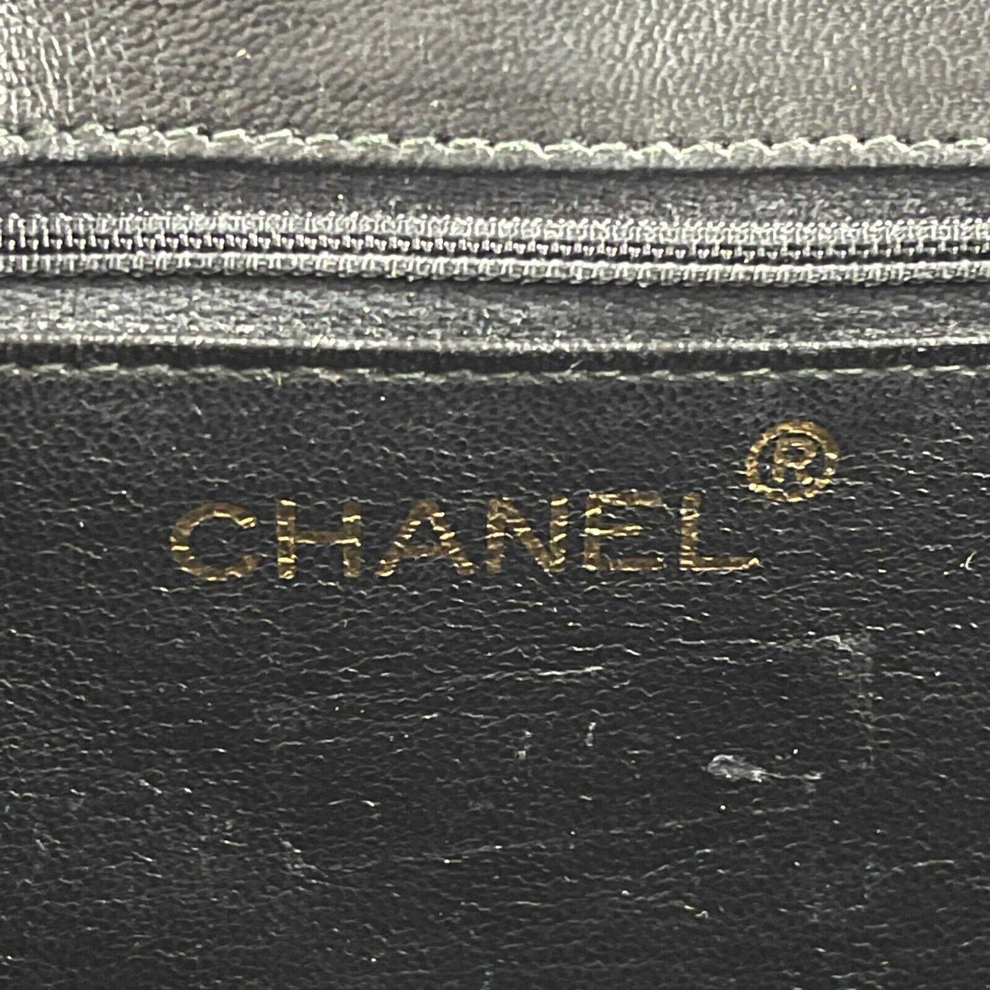 CHANEL - Vintage *Rare* Top Handle Lambskin CC Small Envelope Bag