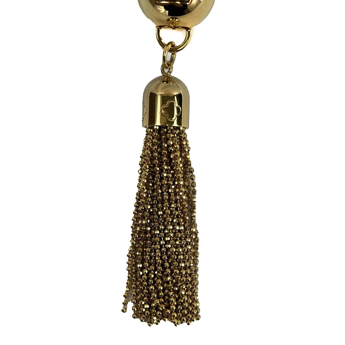 Louis Vuitton - LV - Tassel Porte Cles Charm - Gold Bag Charm / Key Ring
