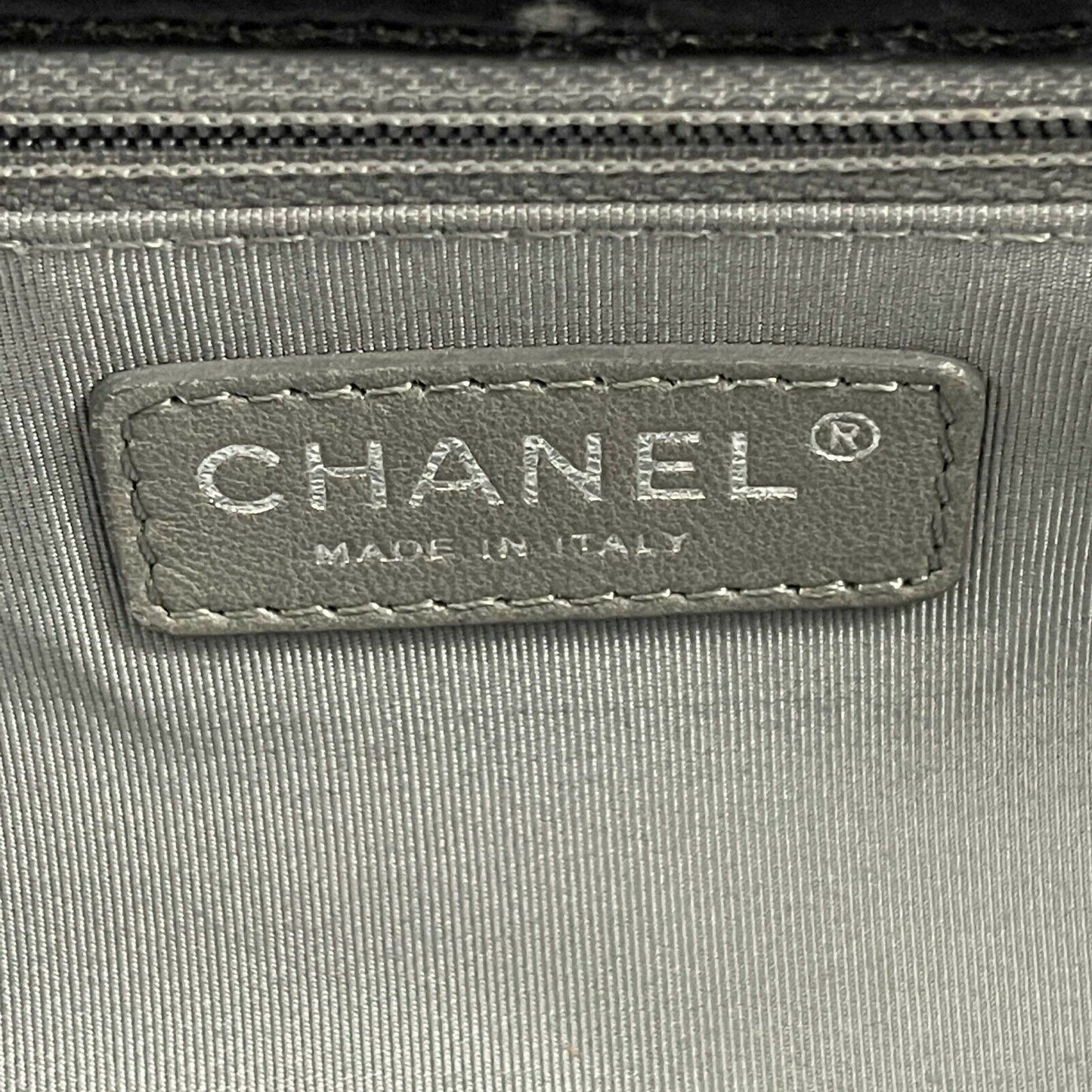CHANEL - Black Lambskin Igloo Flap - Mademoiselle Turn Lock Crossbody / Shoulder