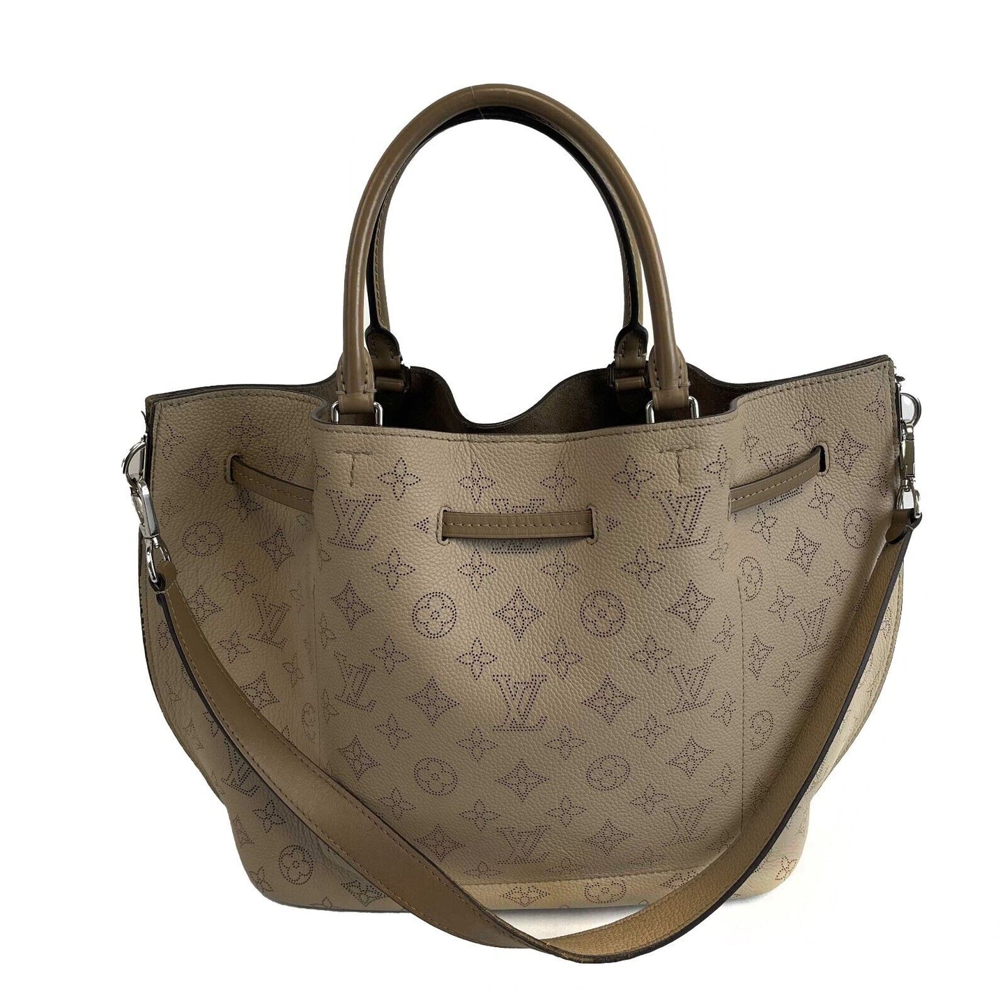 Louis Vuitton - Mahina Girolata Galet Grey - Top Handle w/ Shoulder Strap