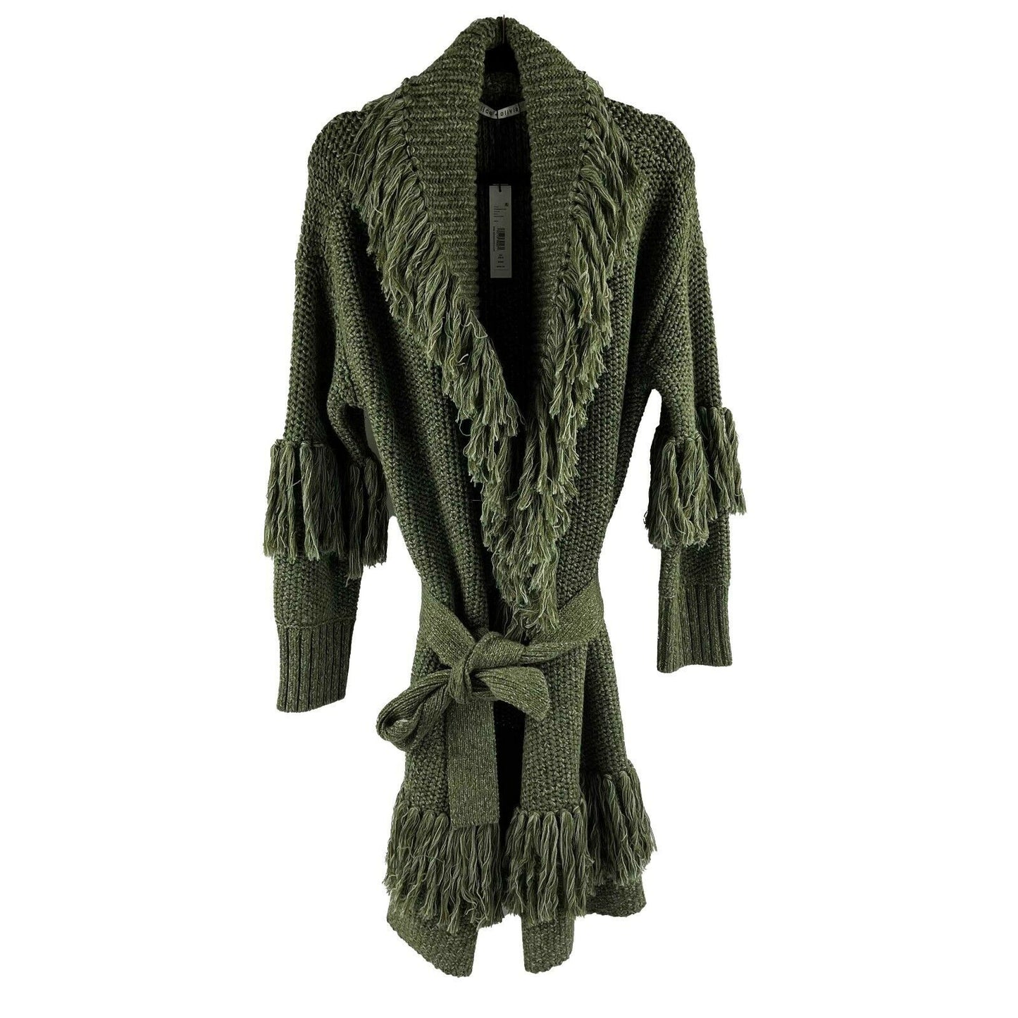 Alice + Olivia - New w/ Tags - Astrid Shawl Collar Coat - Green - XS/S - Jacket
