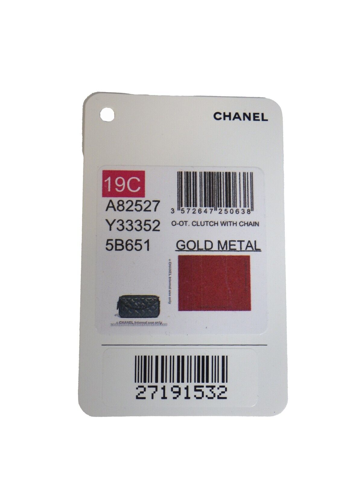 Chanel - New w/ Tags - 19 Red Leather Double Zip Wallet On Chain - WOC Crossbody