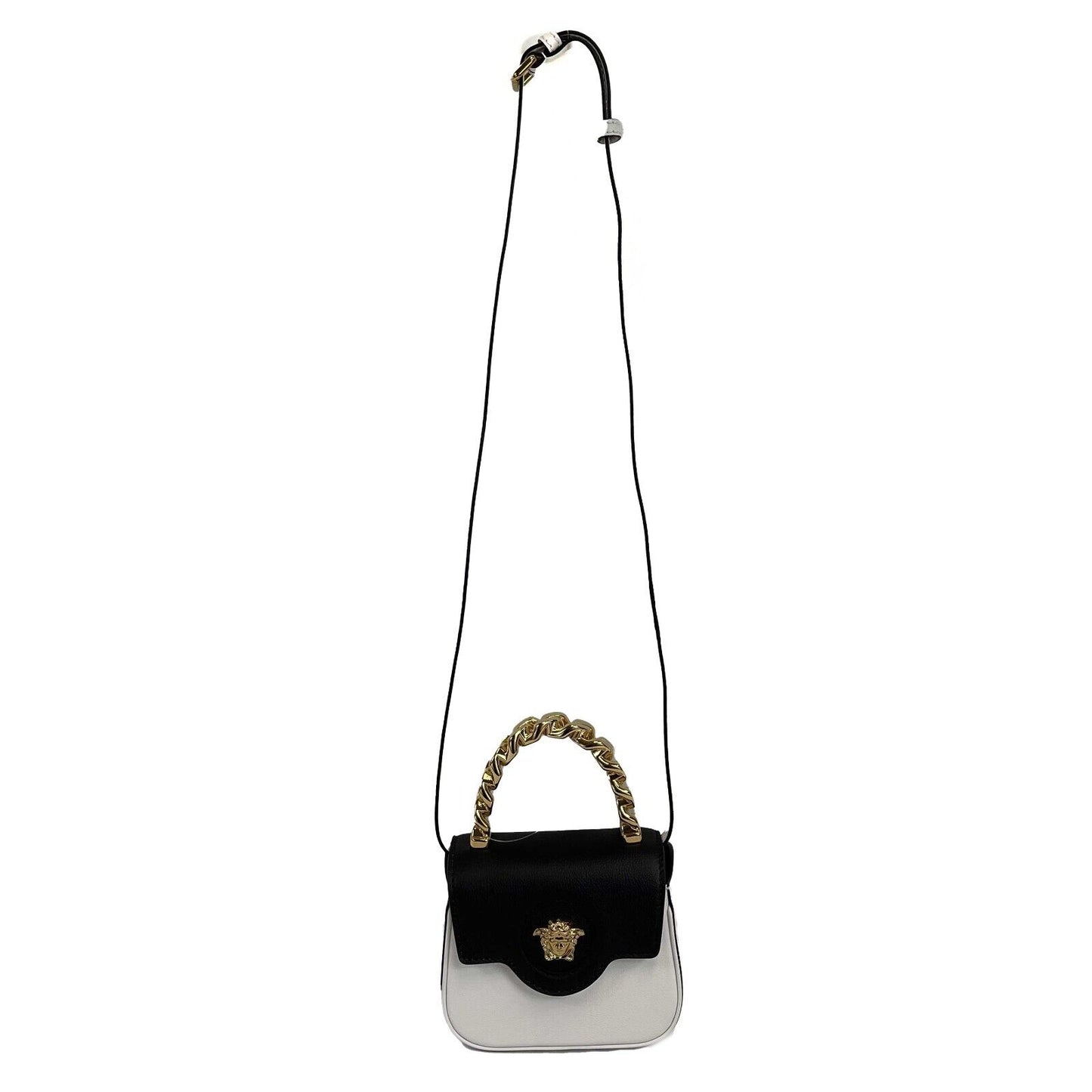 Versace - New w/o Tags - La Medusa Mini Bag - White, Black - Handbag
