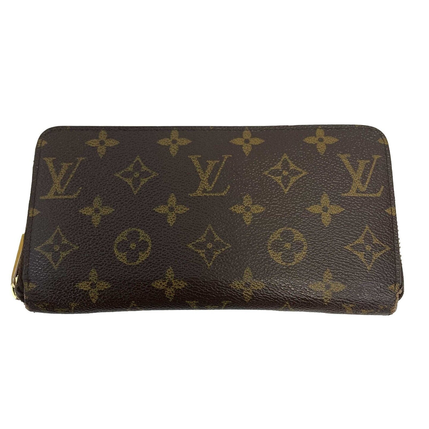 Louis Vuitton - Zippy Wallet - Brown Monogram - Gold Hardware