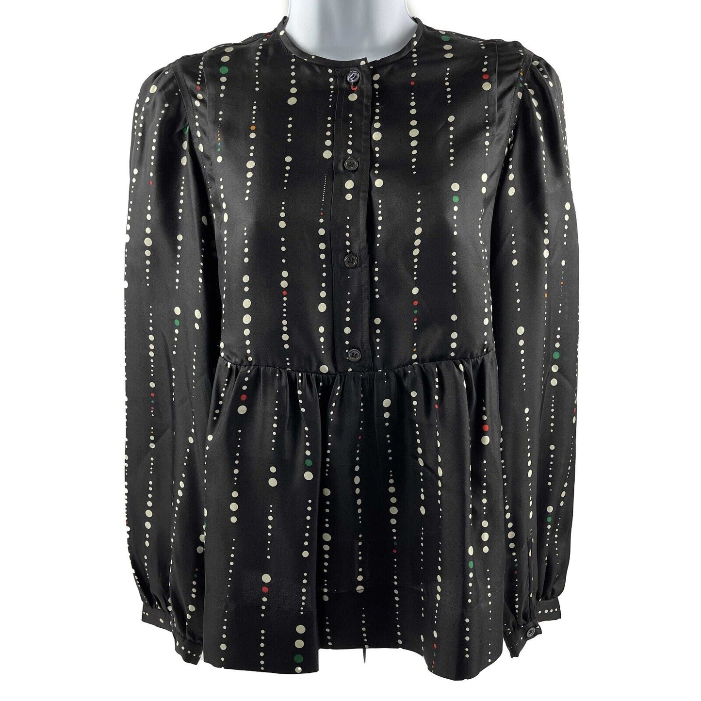 Isabel Marant - Pristine - Gemma Polka Dot Silk Blouse - 34- XS - Top