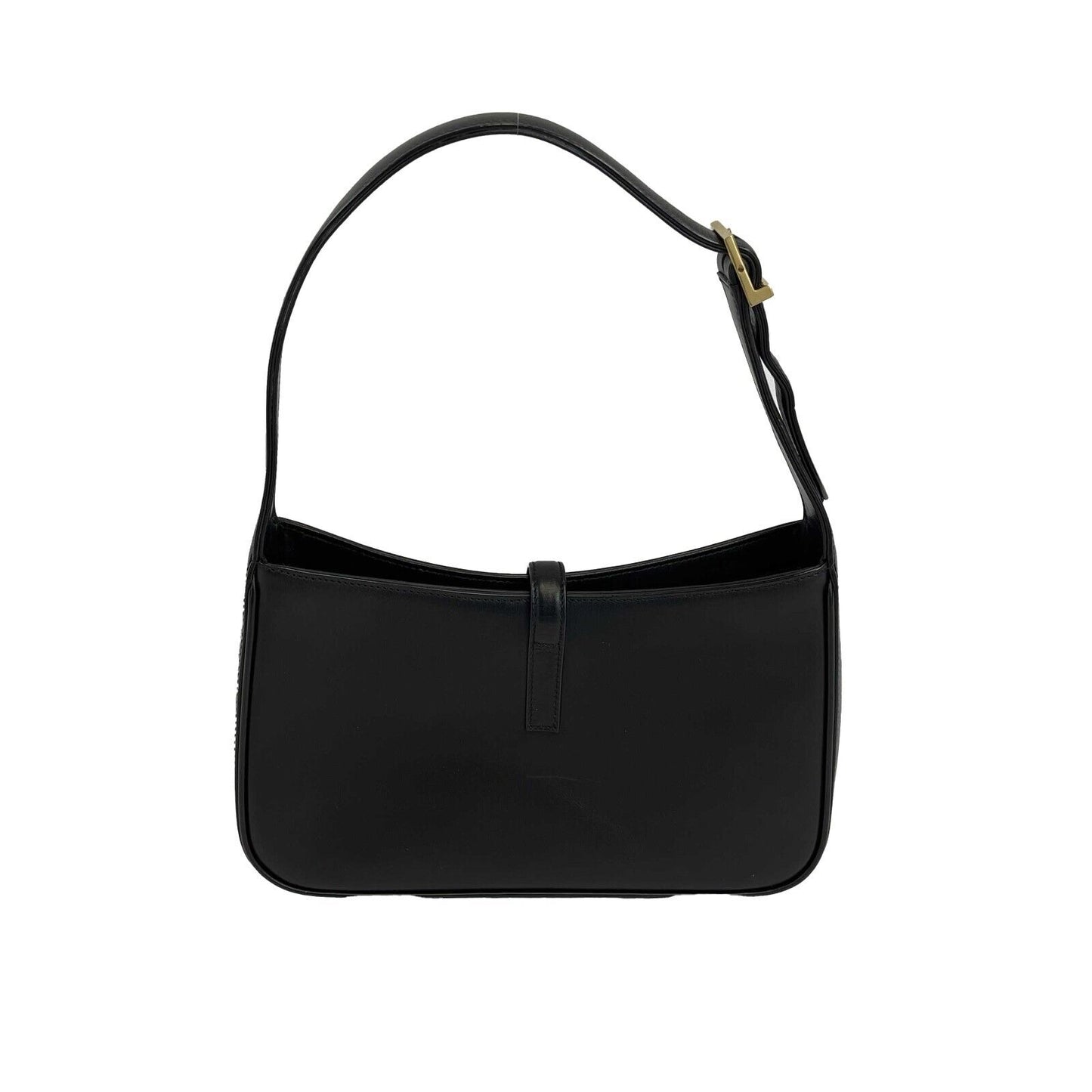 Saint Laurent - YSL - Le 5 À 7 Hobo Bag in Black Smooth Leather - Shoulder Bag