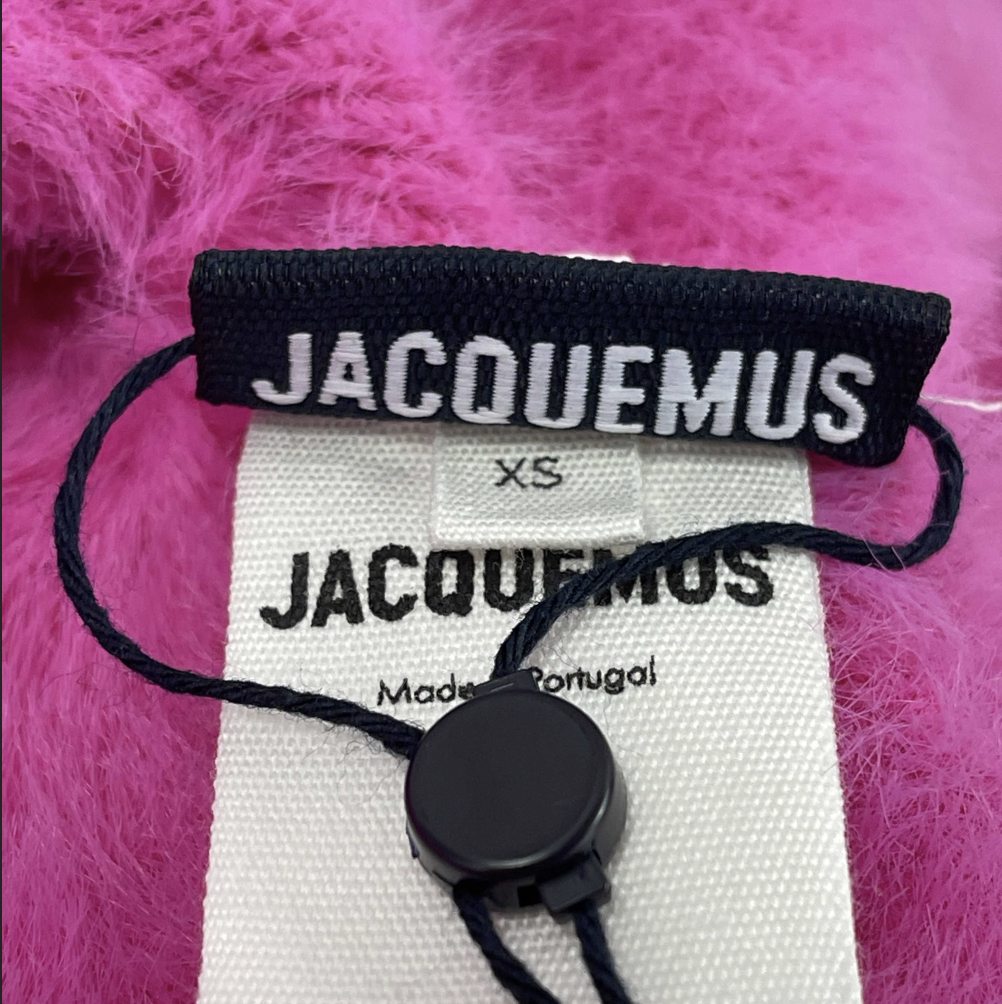 Jacquemus - New w/ Tags - Le Blouson Neve Zip Bomber - Pink - XS - Jacket