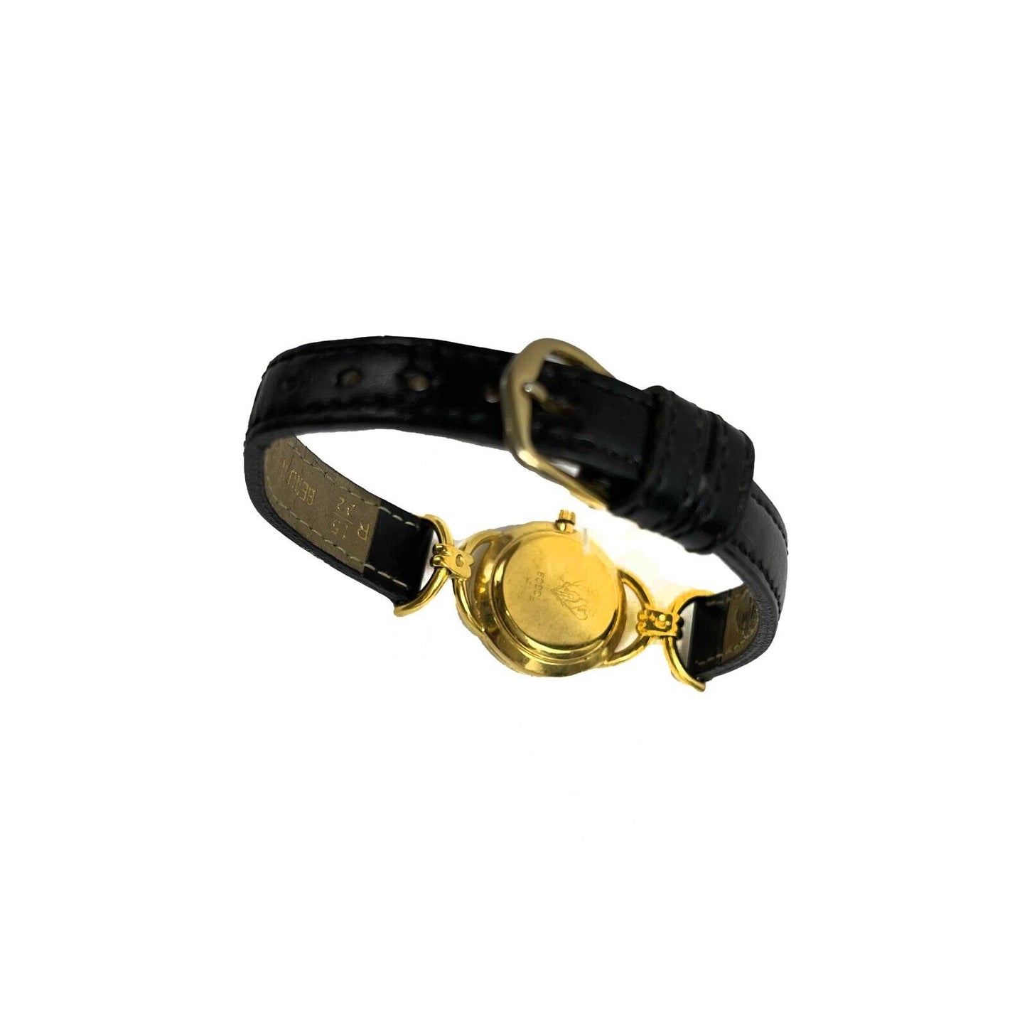 GUCCI - Vintage Women’s Gucci 6000 L Wristwatch - Black / Gold Watch NEW BATTERY