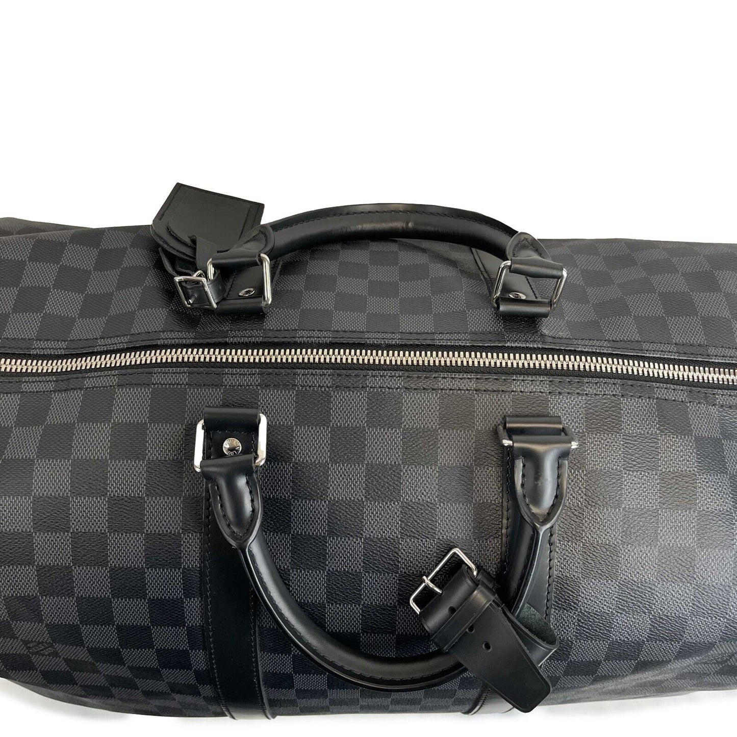 Louis Vuitton - Keepall 55 Bandouliere Damier Graphite Canvas Top Handle / Strap