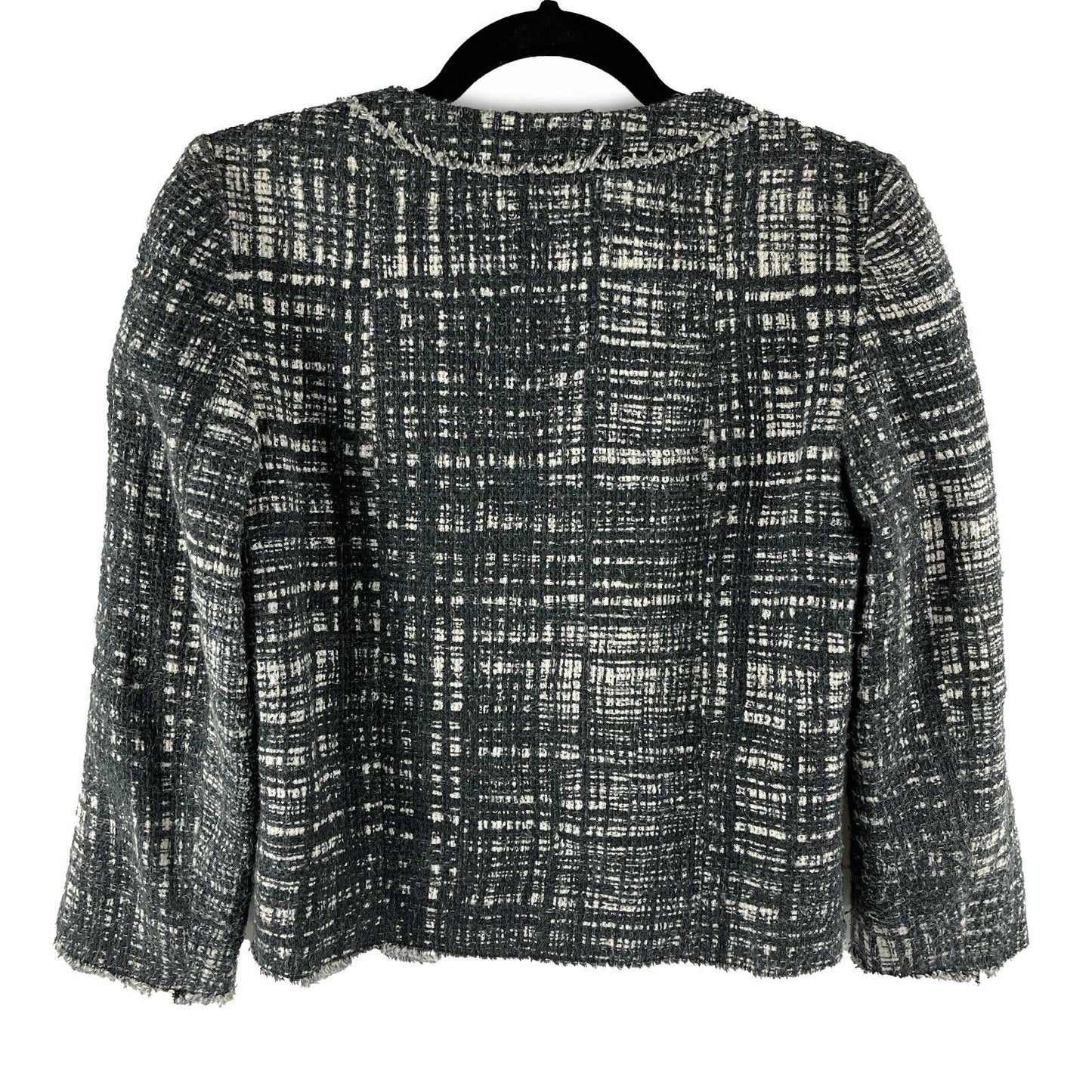 Prada - Tweed Design Light Weight - Dark Grey / White Jacket - 38 US 2