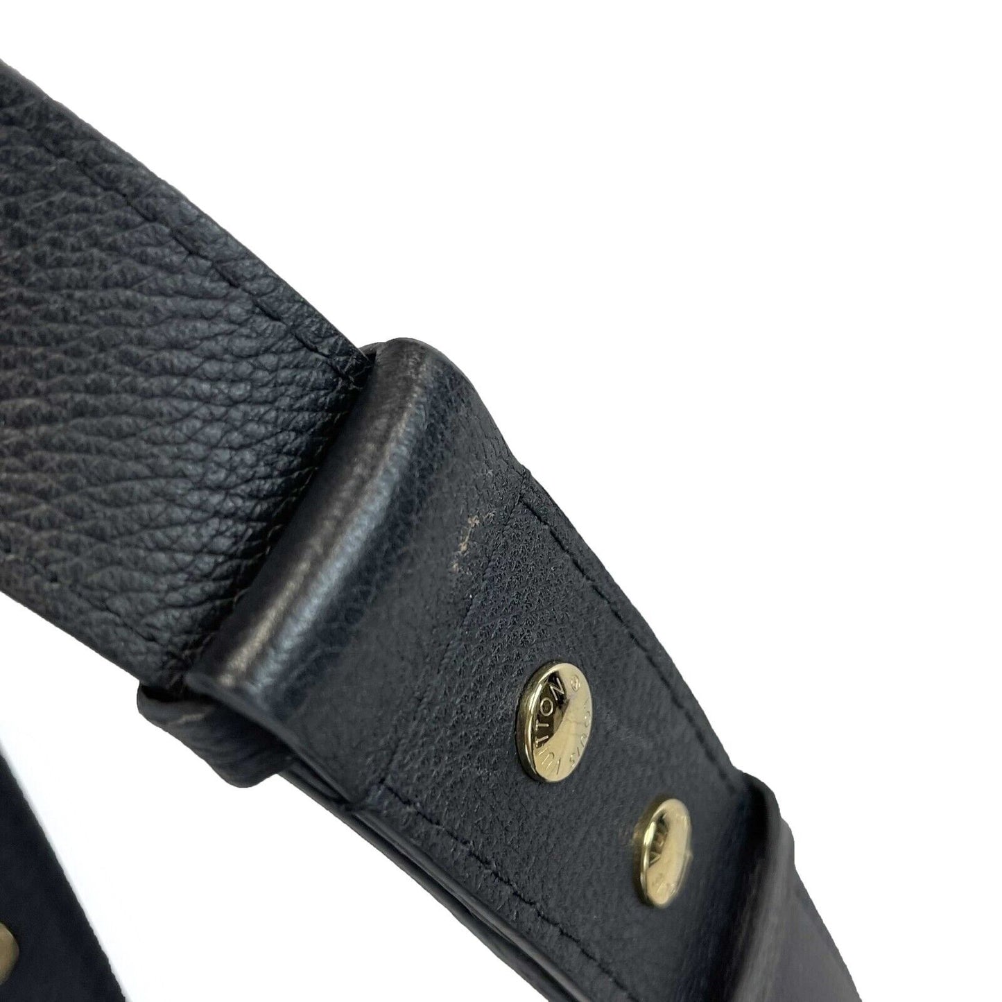 Louis Vuitton - Lock Me Bucket Black Calfskin Top Handle w/ Crossbody Strap