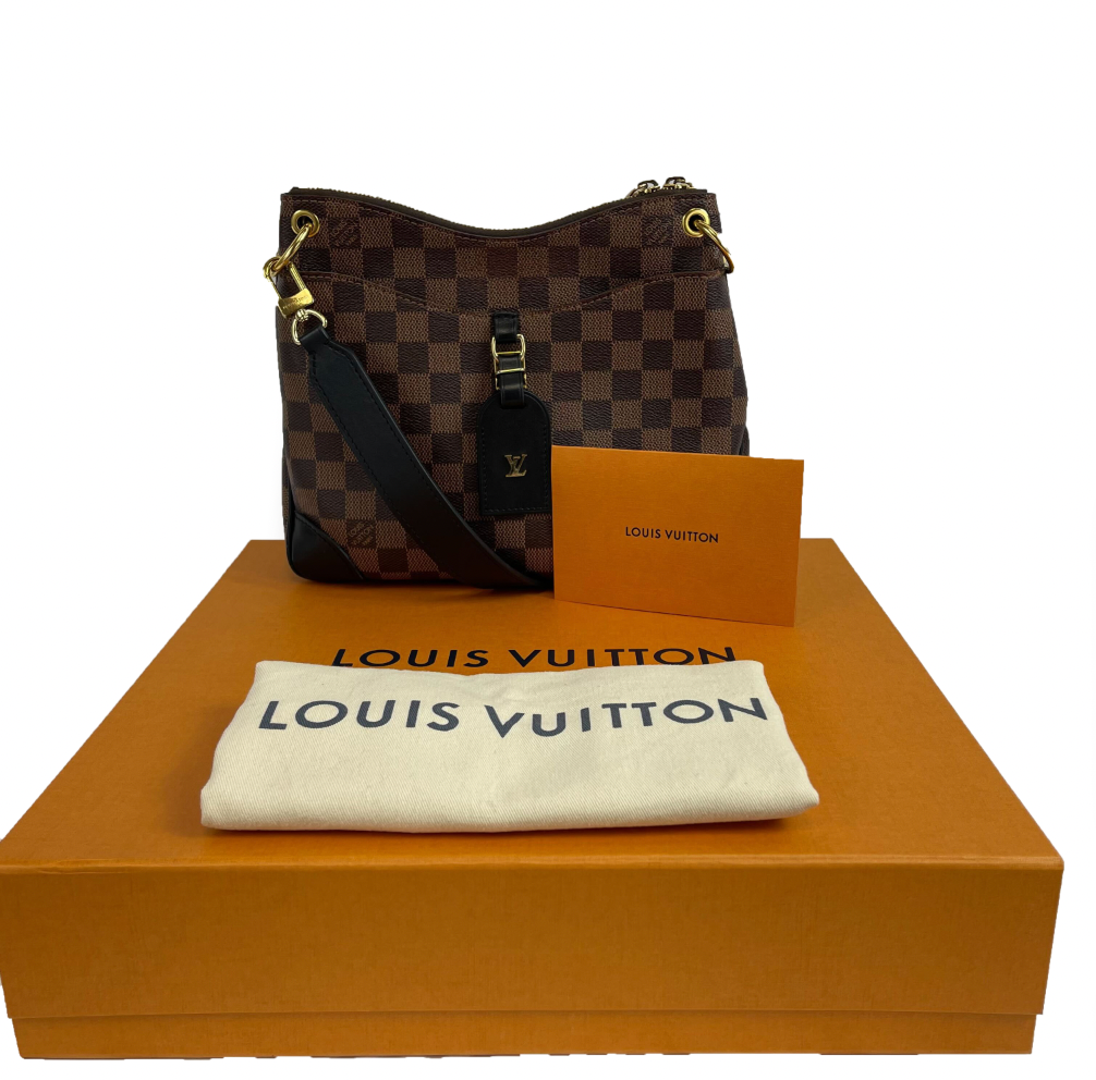 Louis Vuitton - Odéon PM Shoulder Crossbody - Damier Ebene Brown Black