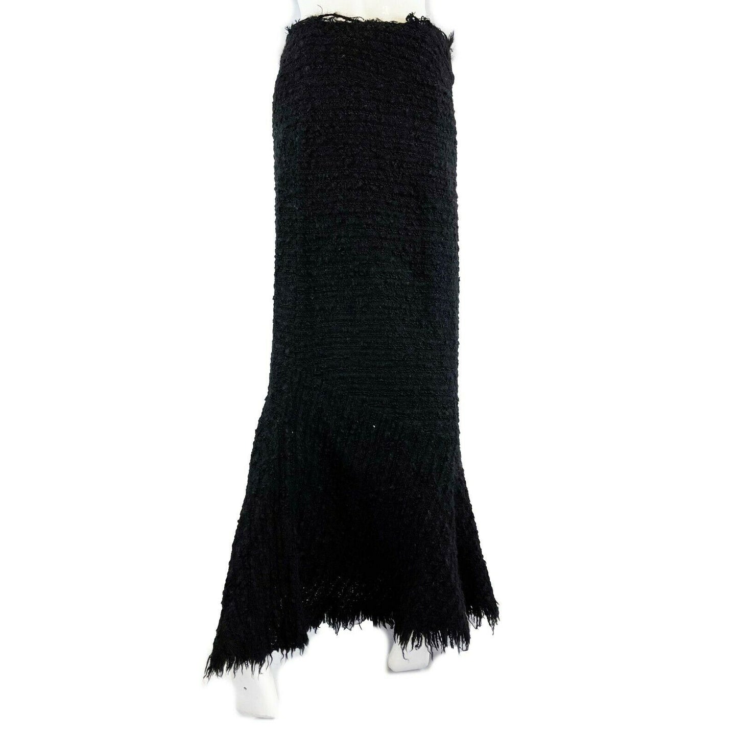 Junya Watanabe COMME des GARCONS - Tweed Fringe Mermaid Skirt - Black - Size M