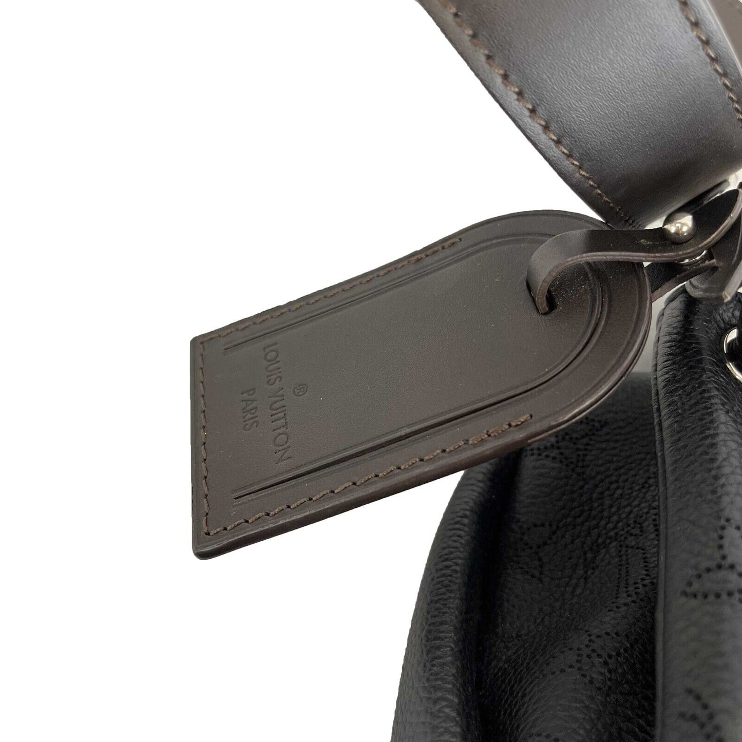 Louis Vuitton - Beaubourg Hobo MM - Black Monogram Leather Top Handle w/ Strap
