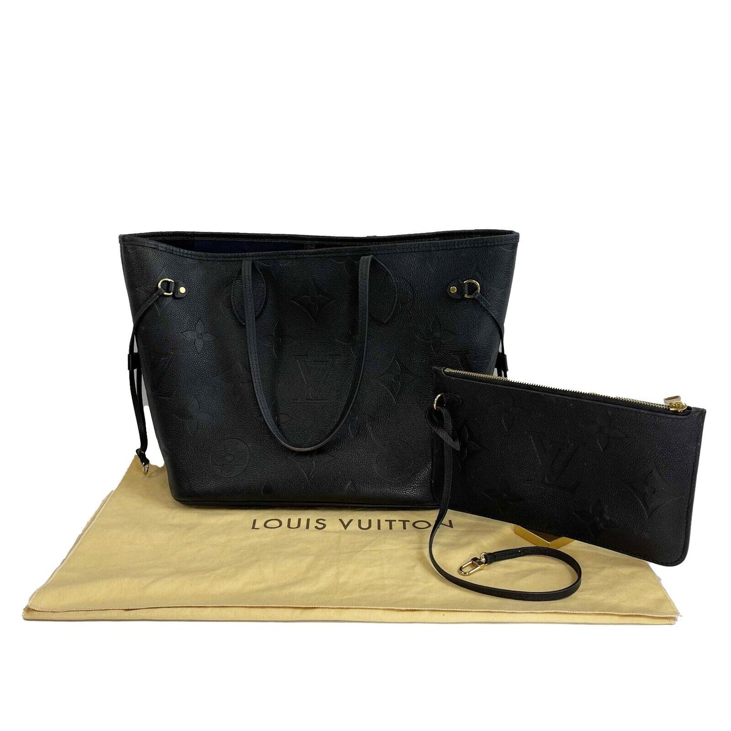 Louis Vuitton - Neverfull NM MM Monogram Empreinte Black Tote