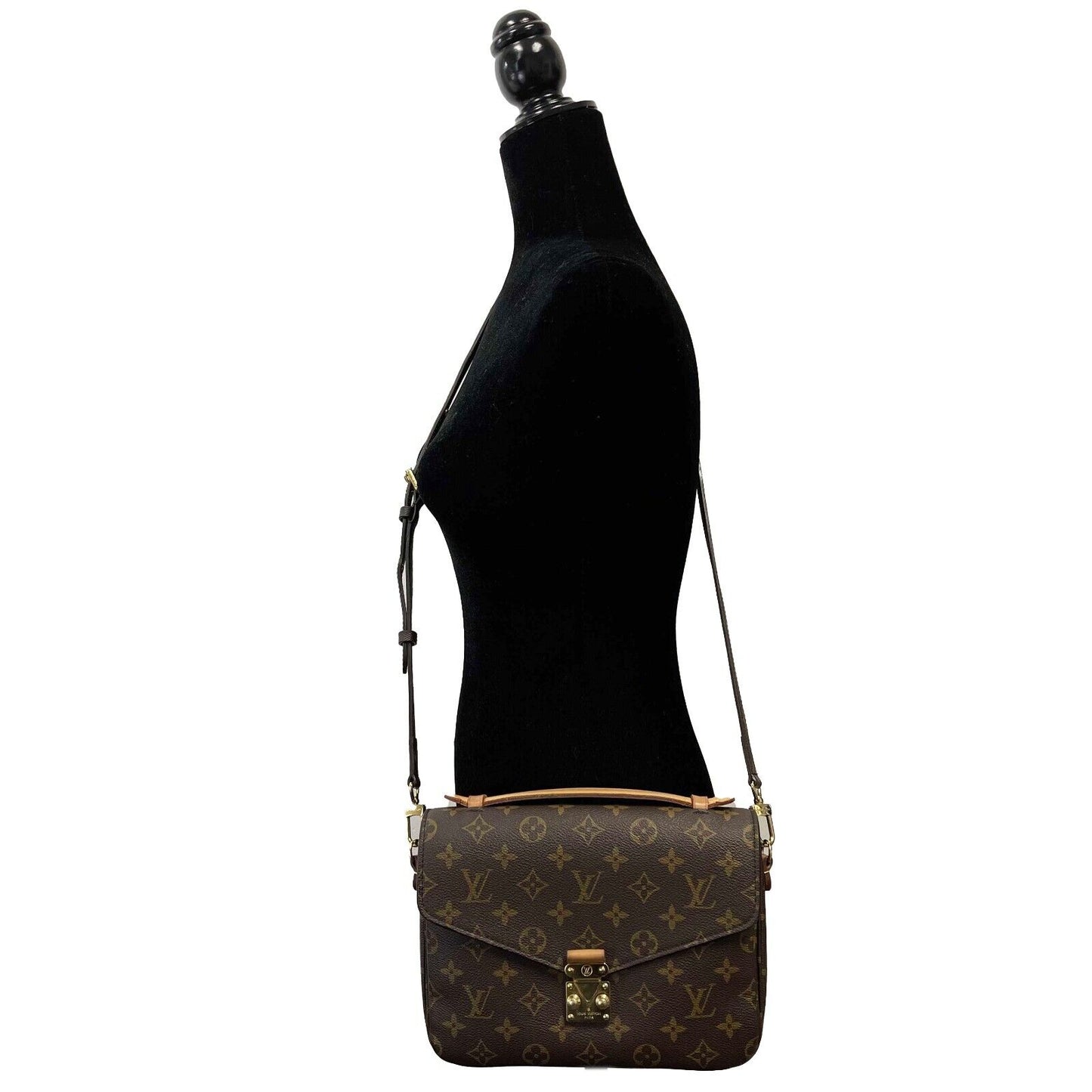 Louis Vuitton Pochette Métis Monogram Canvas Brown Top Handle / Crossbody Strap
