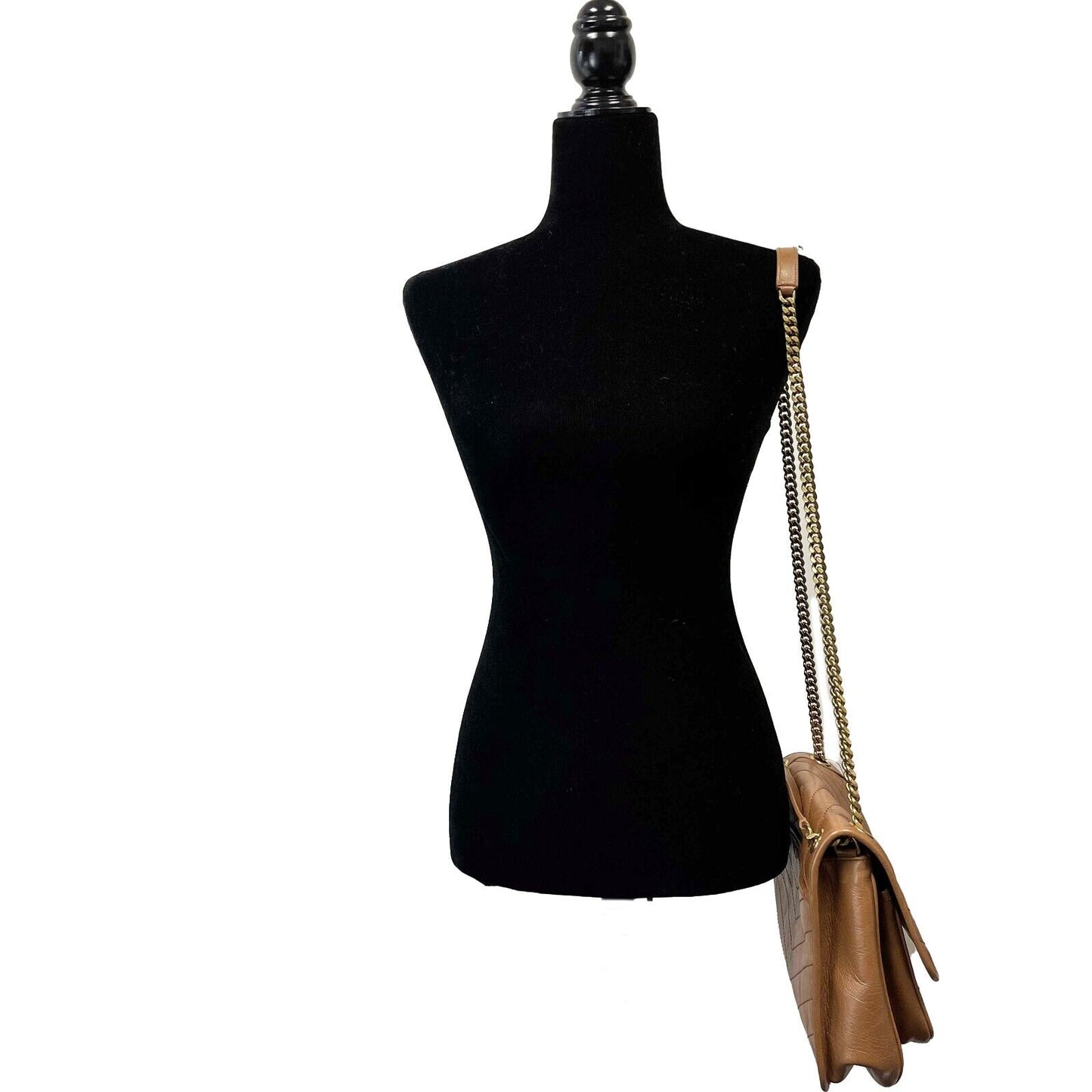 Saint Laurent - Niki Medium Chain Bag in Crinkled Vintage Leather Crossbody
