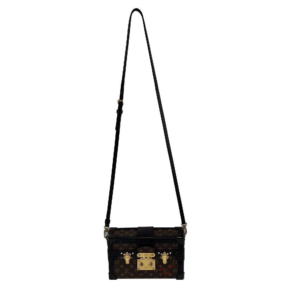 Louis Vuitton - LV m45943 Petite Malle Small Hard Case - Brown / Black Crossbody