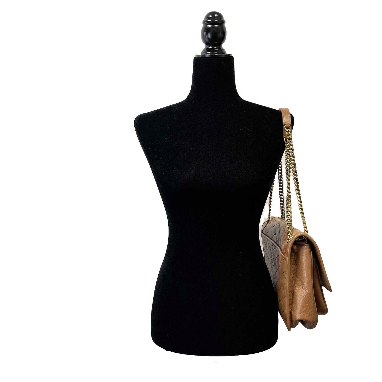 Saint Laurent - Niki Medium Chain Bag in Crinkled Vintage Leather Crossbody