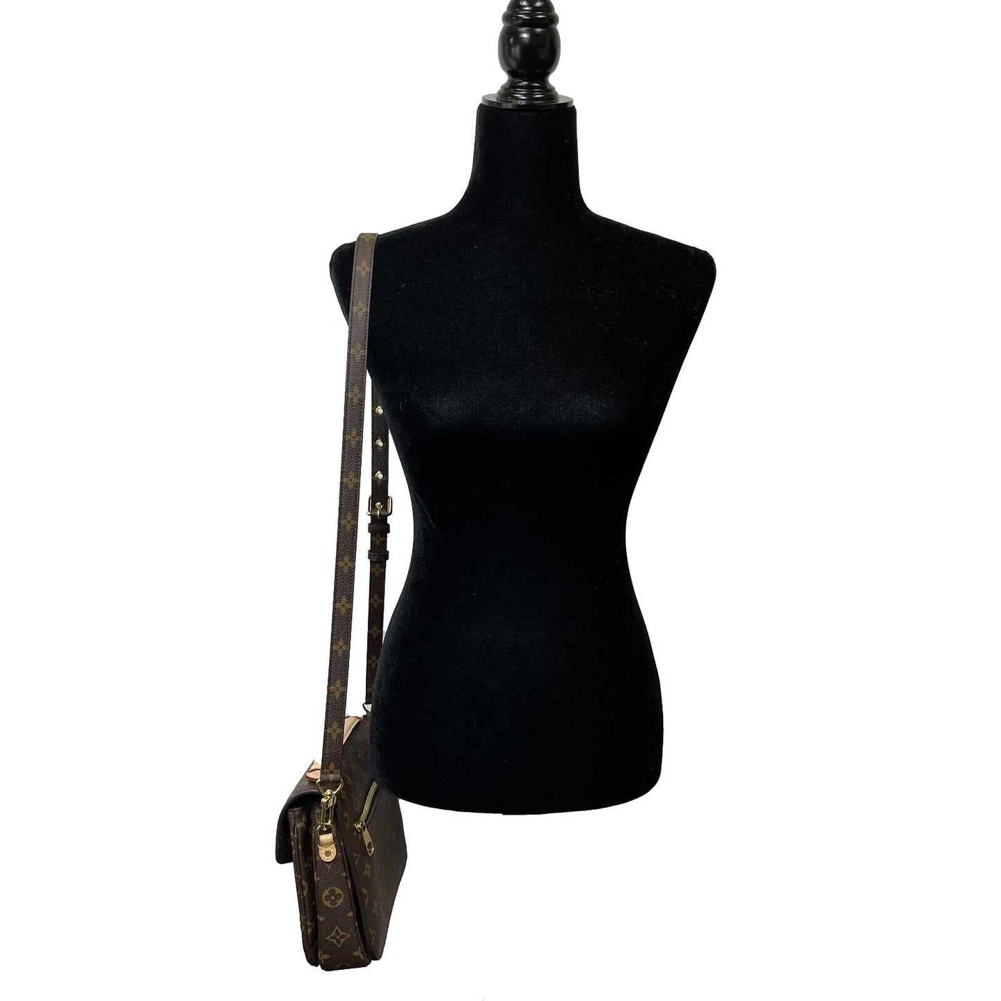 Louis Vuitton - LV - Pochette Métis - Brown Monogram Top Handle / Crossbody