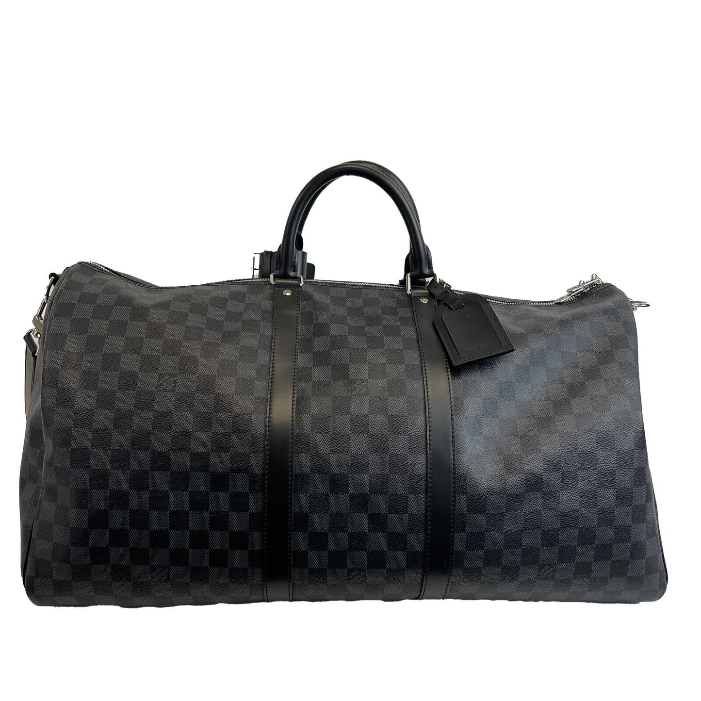 Louis Vuitton - Keepall 55 Bandouliere Damier Graphite Canvas Top Handle / Strap