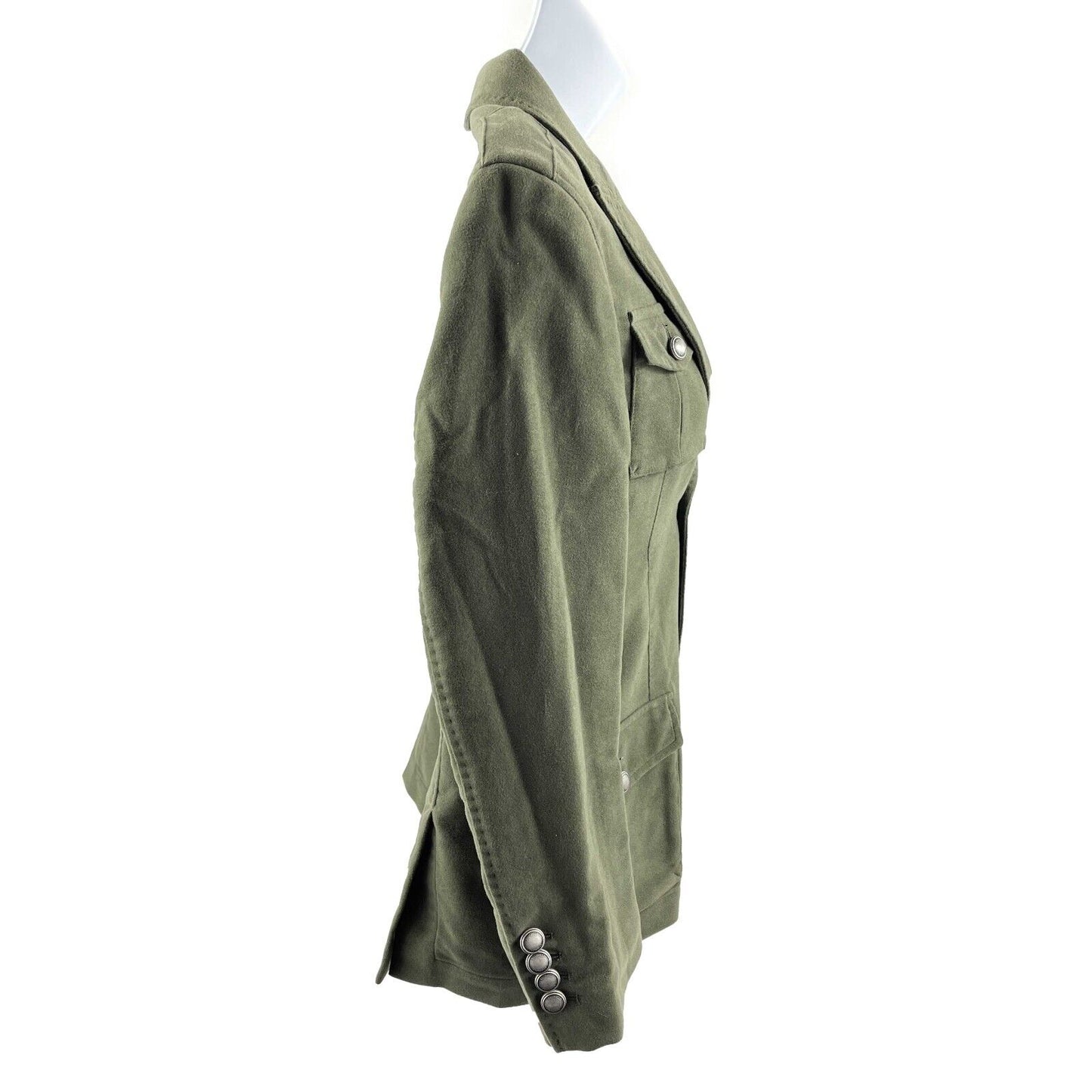 Brunello Cucinelli Cashmere Military Blazer Dark Green Kids' 12 Adult S/M Jacket