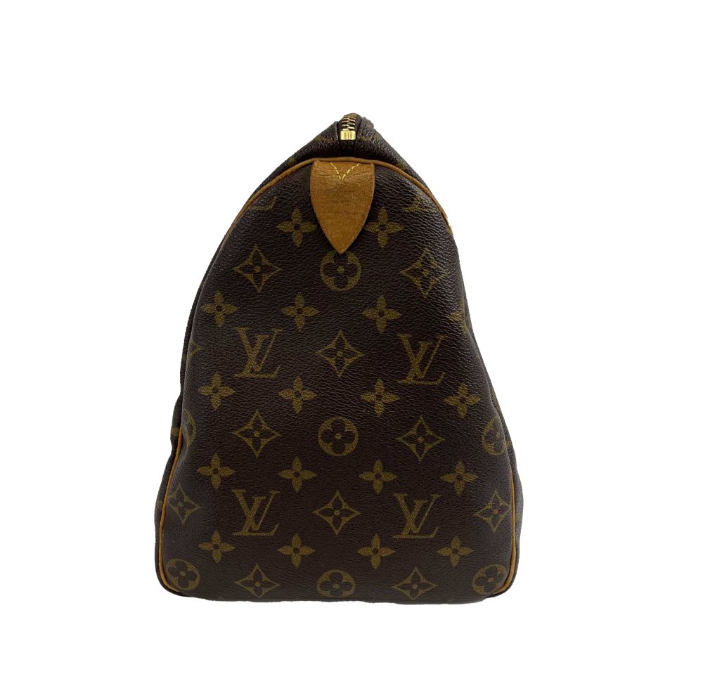 Louis Vuitton - Vintage Speedy Brown Monogram 35 Top Handle - Brown - Handbag