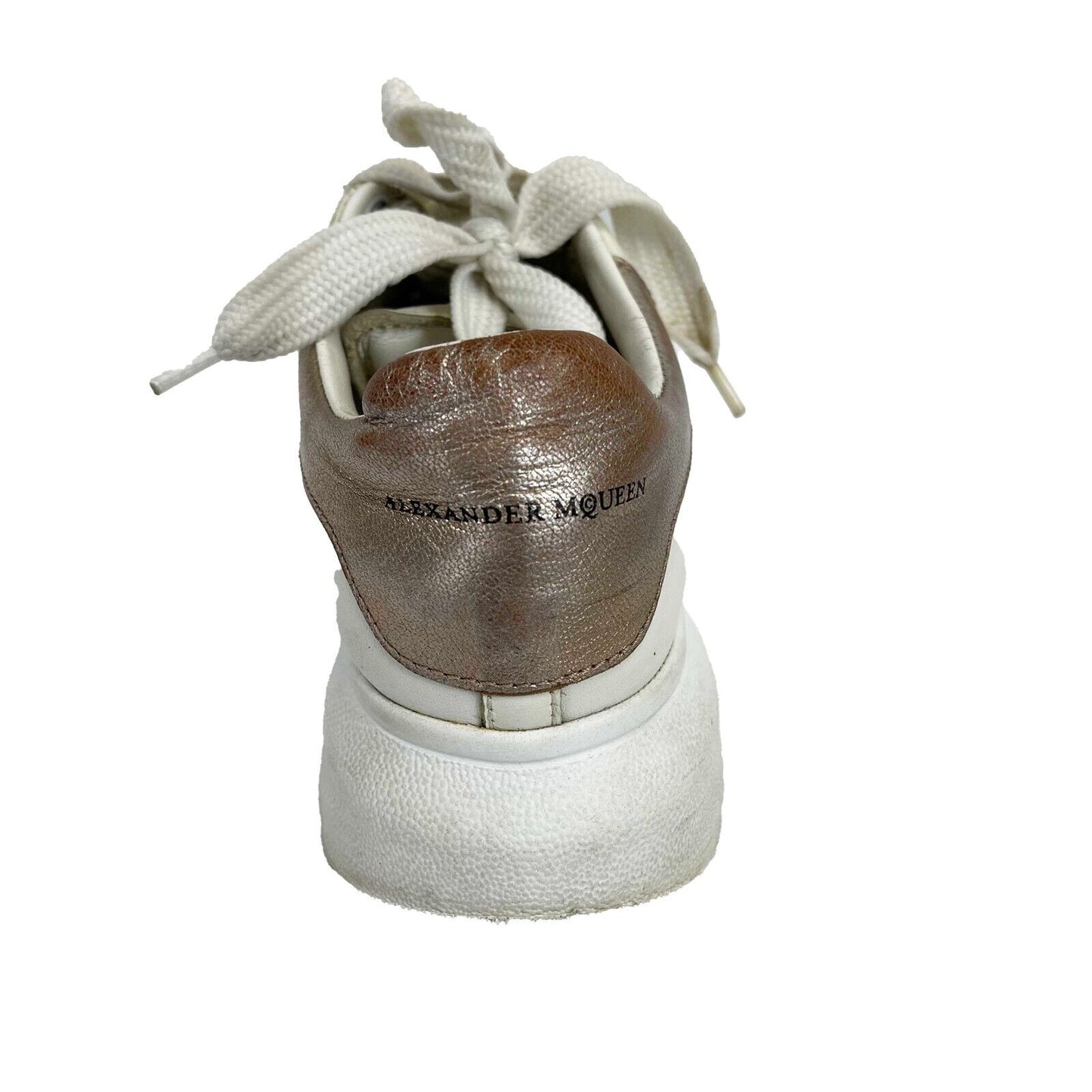 Alexander McQueen -Oversized Sneaker in White/Rose Gold- 35.5 US 5.5