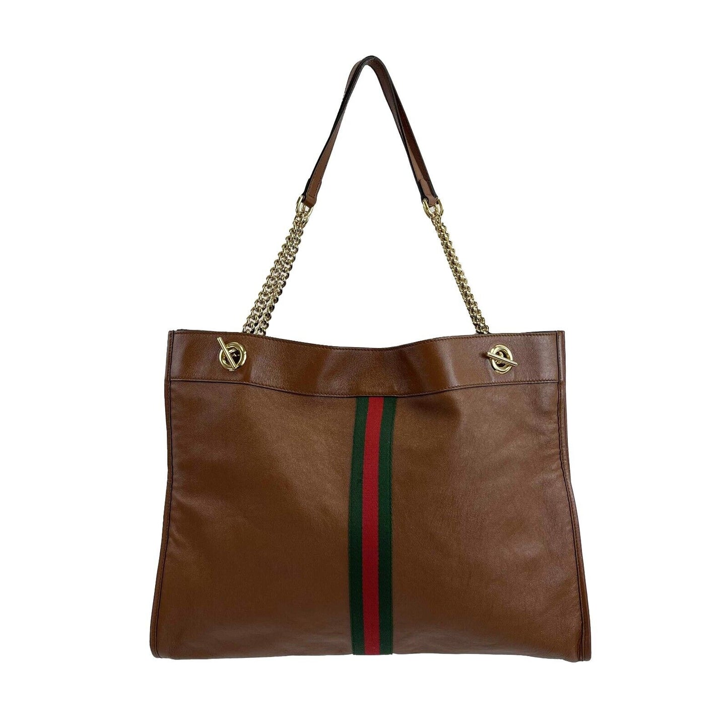 Gucci - Rajah Tote - Brown Shoulder Bag W/ Pouch