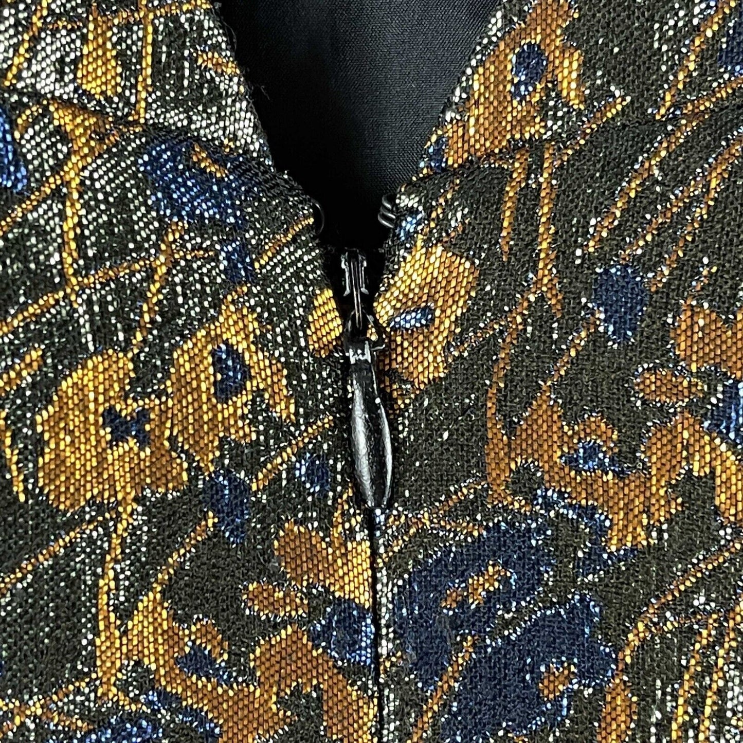 Prada - Metallic Green Floral Print Midi Halter-Neck Dress - 40 US 4