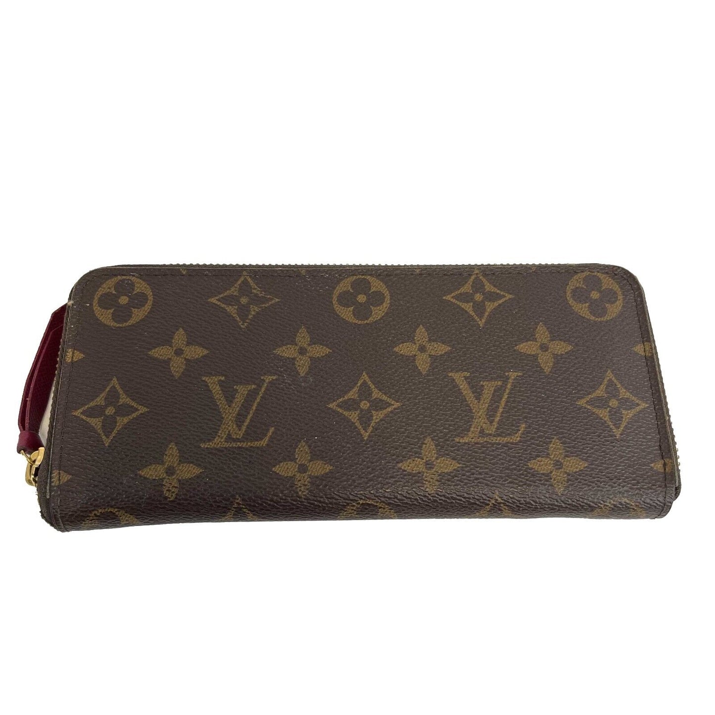 Louis Vuitton - Clemence Wallet - Brown Monogram Zip Around