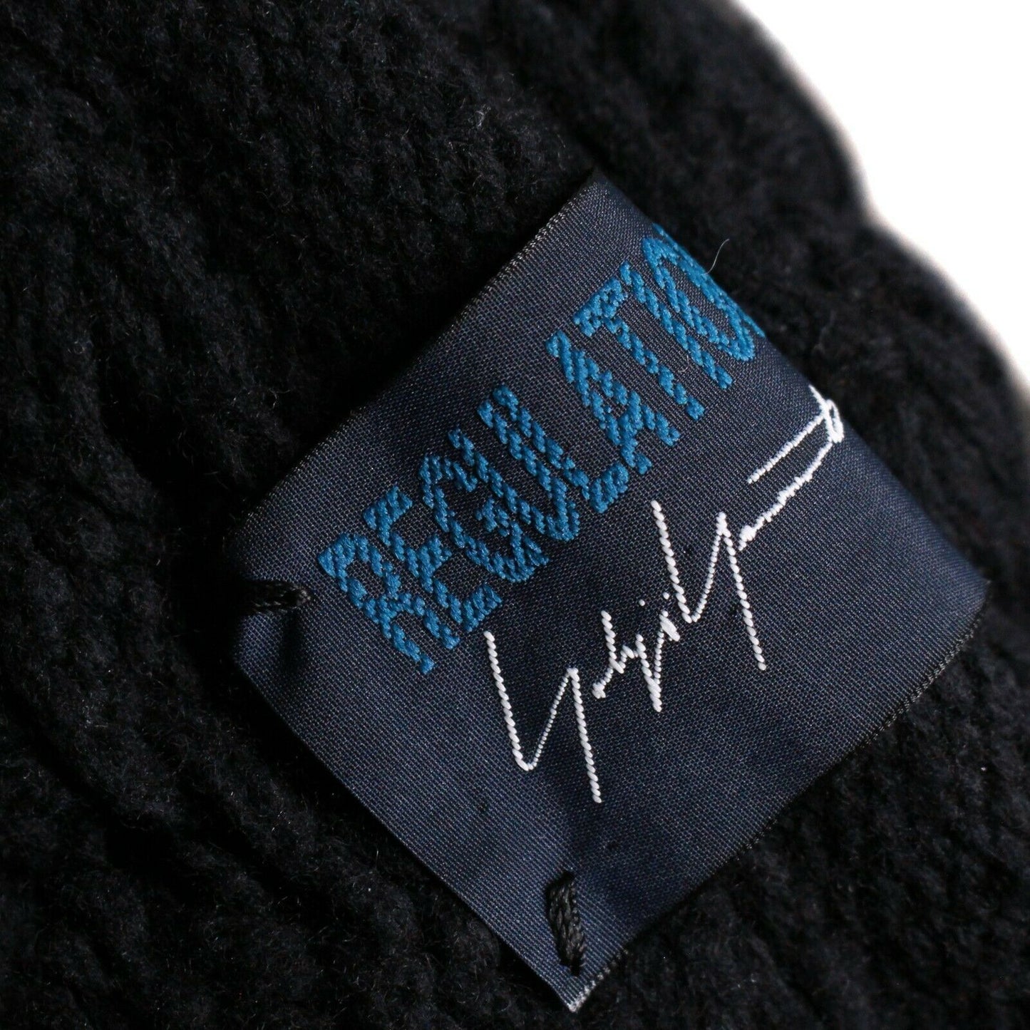 Yohji Yamamoto Thick Cable Knit A Symmetric Bell Skirt - Black - US S