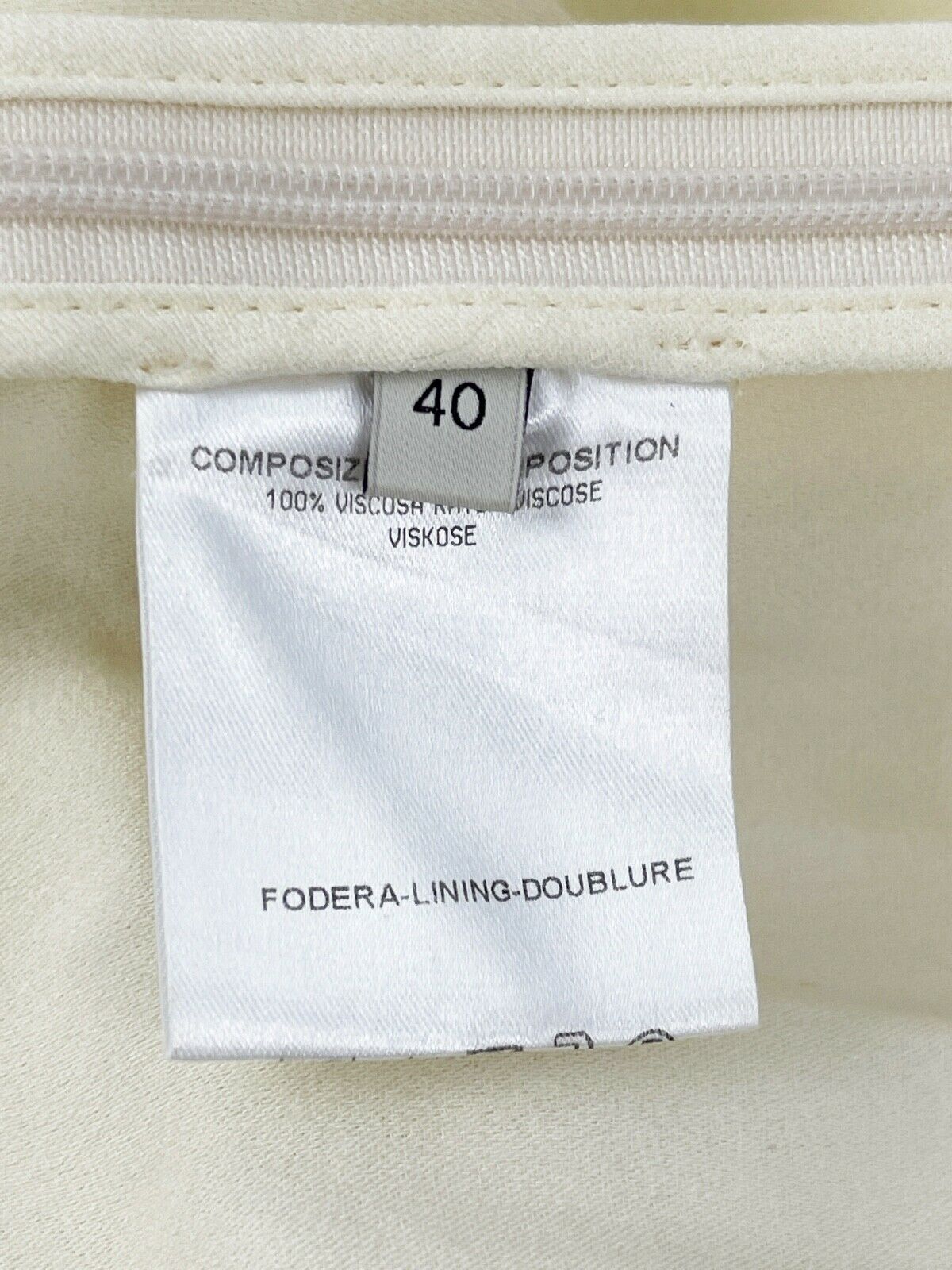 Stella McCartney Sleeveless - Tank - Top- Very Good - Eggshell - 40 - US 4