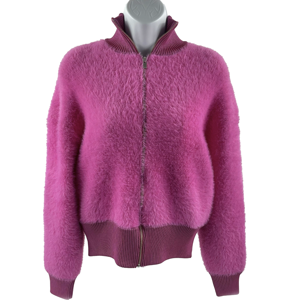 Jacquemus - New w/ Tags - Le Blouson Neve Zip Bomber - Pink - XS - Jacket