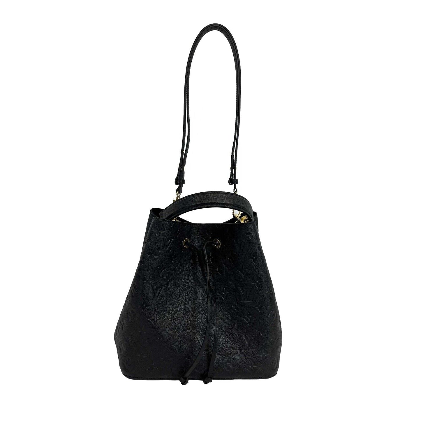 Louis Vuitton - NéoNoé MM in Monogram Empreinte Black Leather w/ Handle & Strap