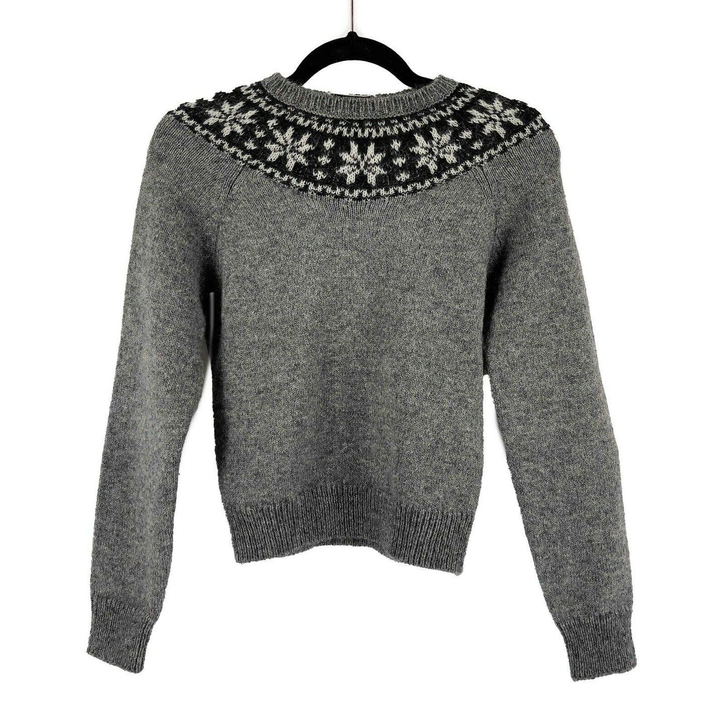 YSL Saint Laurent - Fair Isle Sweater Mohair Wool Sweater - FALL RTW 2014 - S