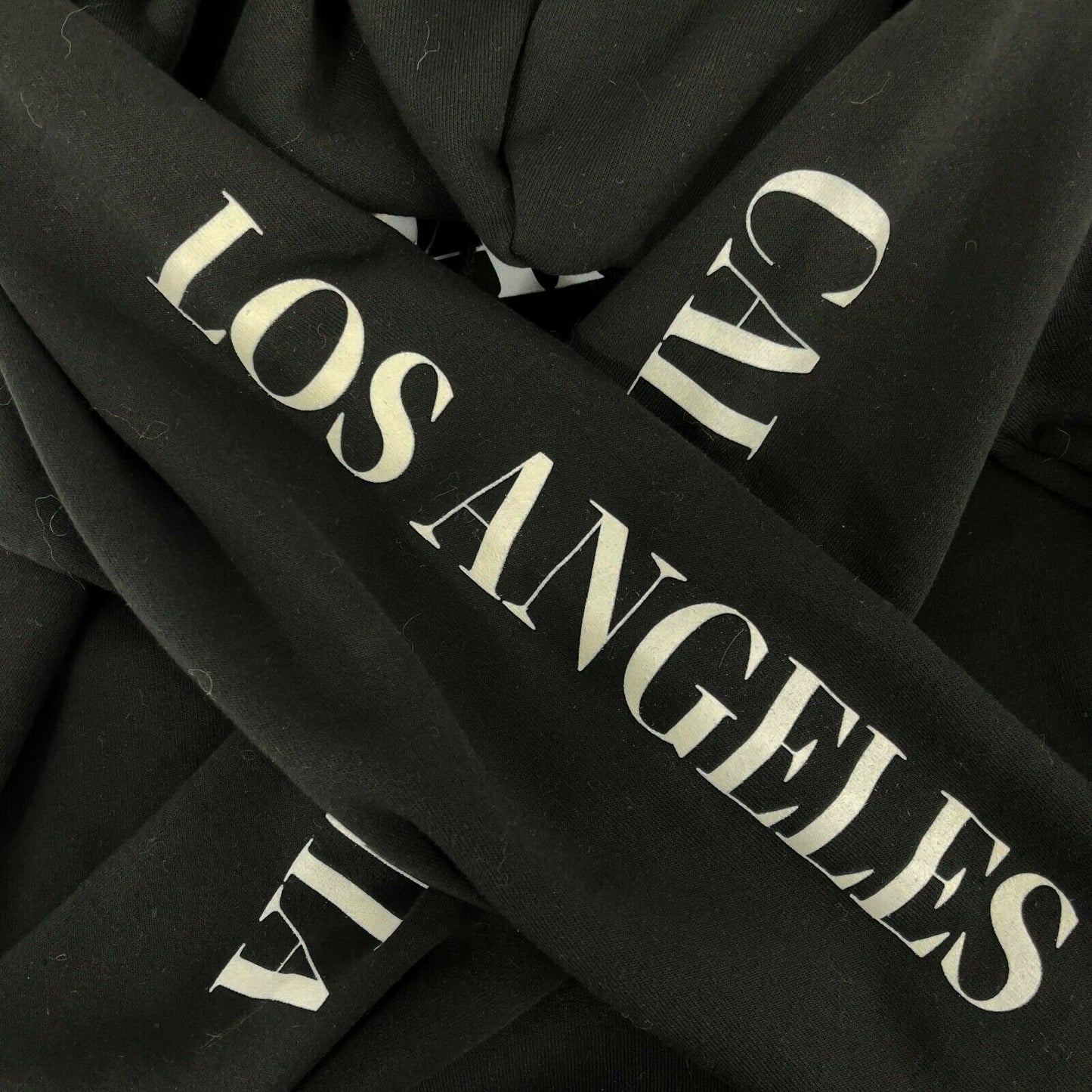Rodarte Logo Hoodie Sweatshirt - Black, White - XS - Jacket Coat