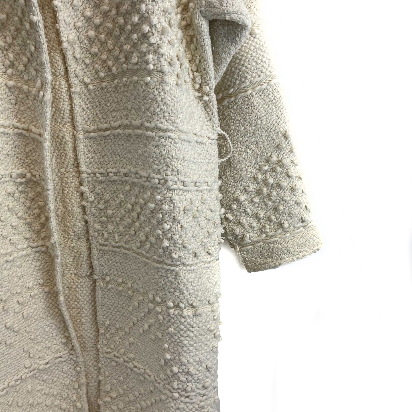Ulla johnson - Ivory Popcorn Cardigan Coat P/S Small