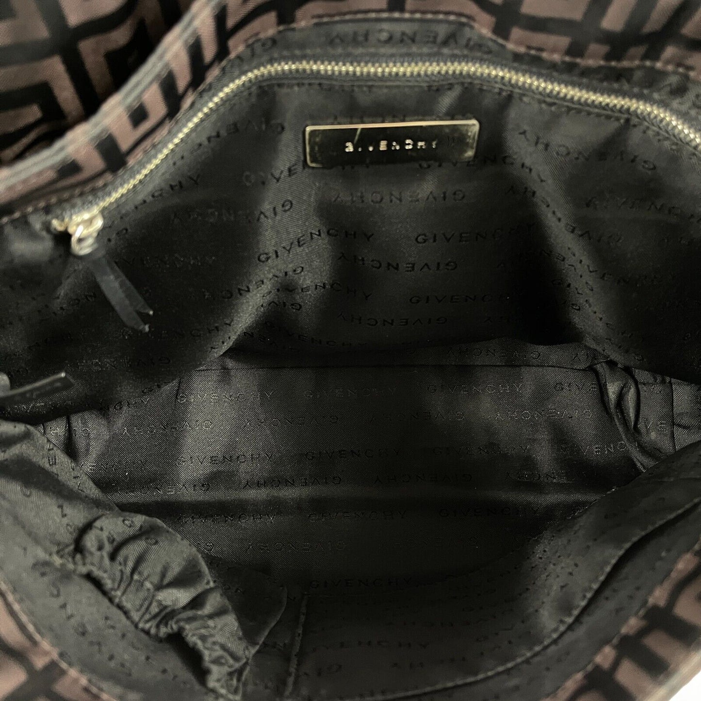 Givenchy - Black Brown Signature GG Monogram Nylon Flap - Shoulder Bag